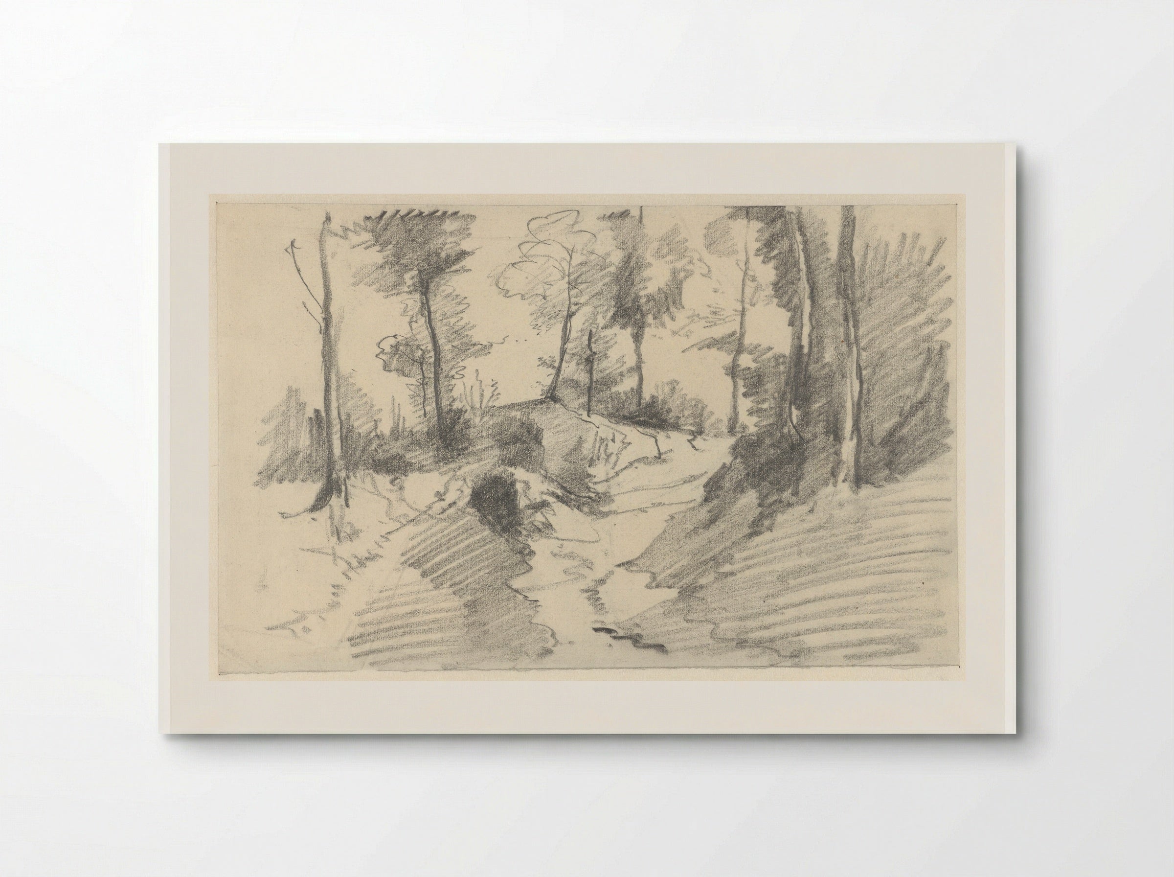 Boslandschap - Guillaume Anne van der Brugghen - Poster