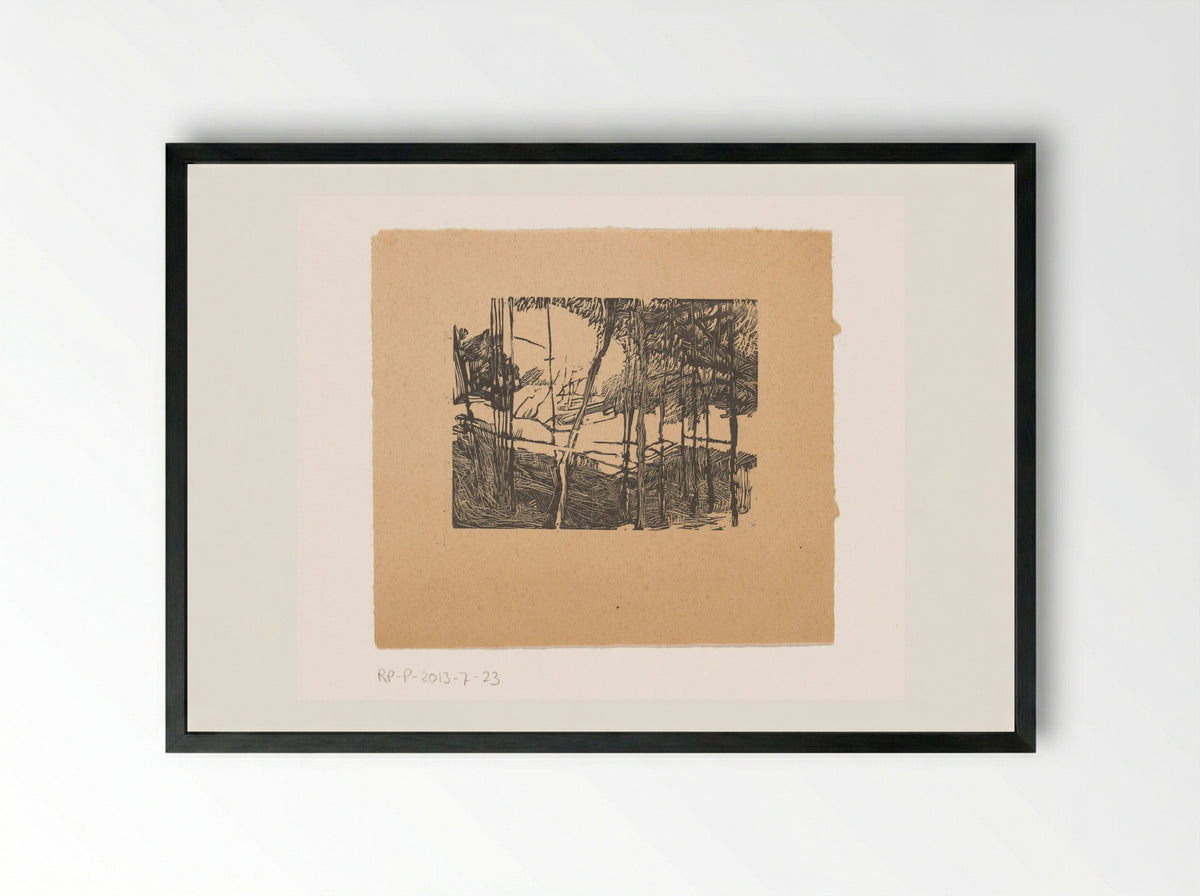 Bosrand - Wendelien Schönfeld - Framed Print Black