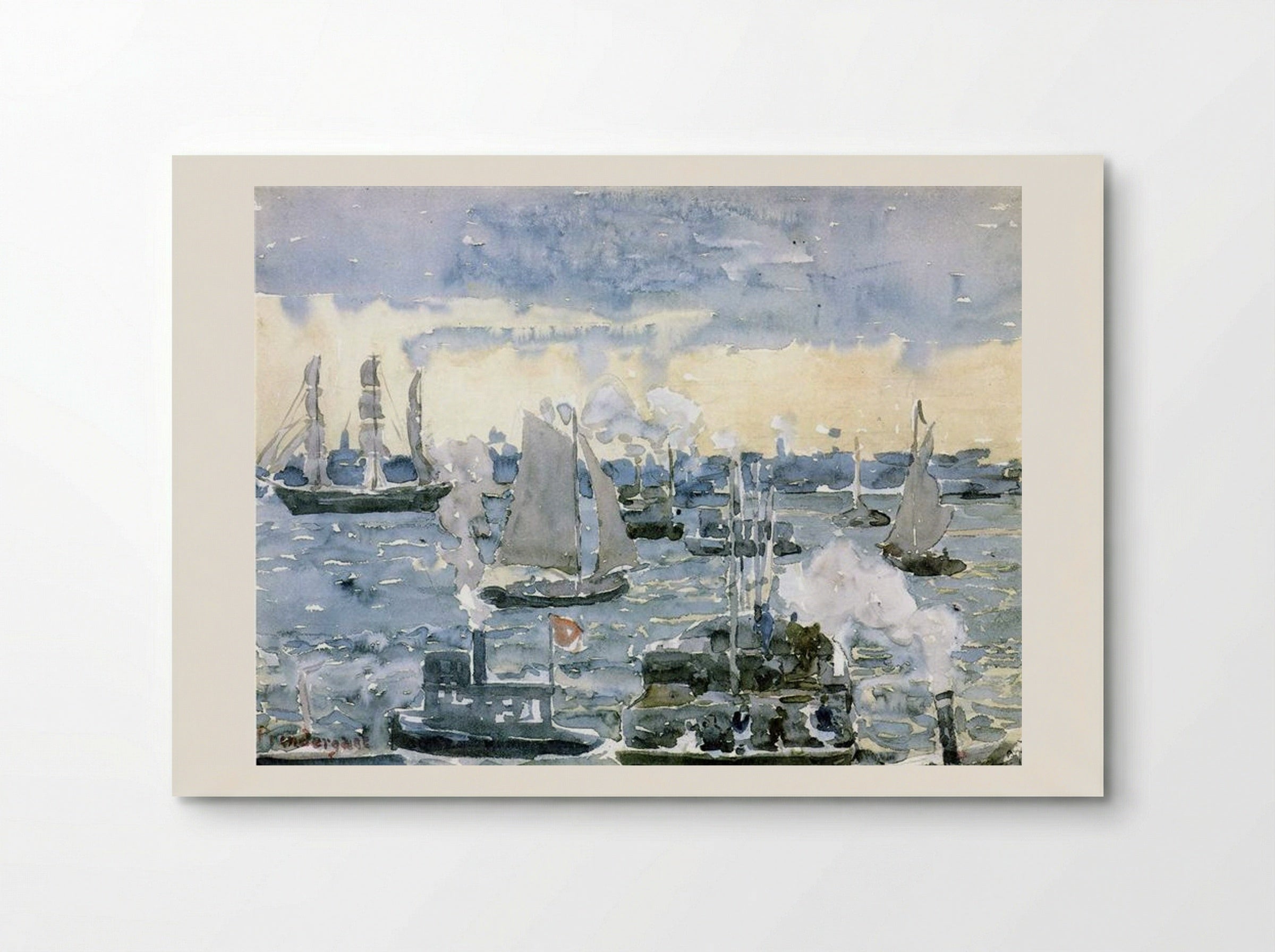Boston Harbor - Maurice Prendergast - Poster