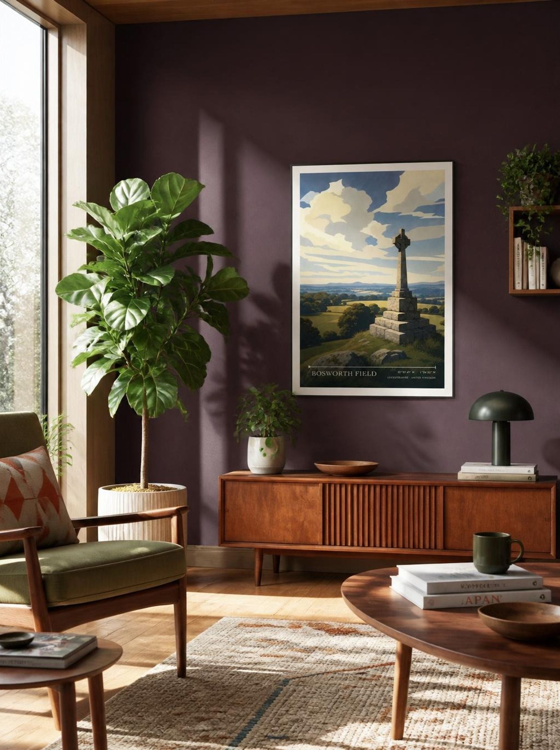 Bosworth Field Leicestershire United Kingdom Travel Poster - Lifestyle