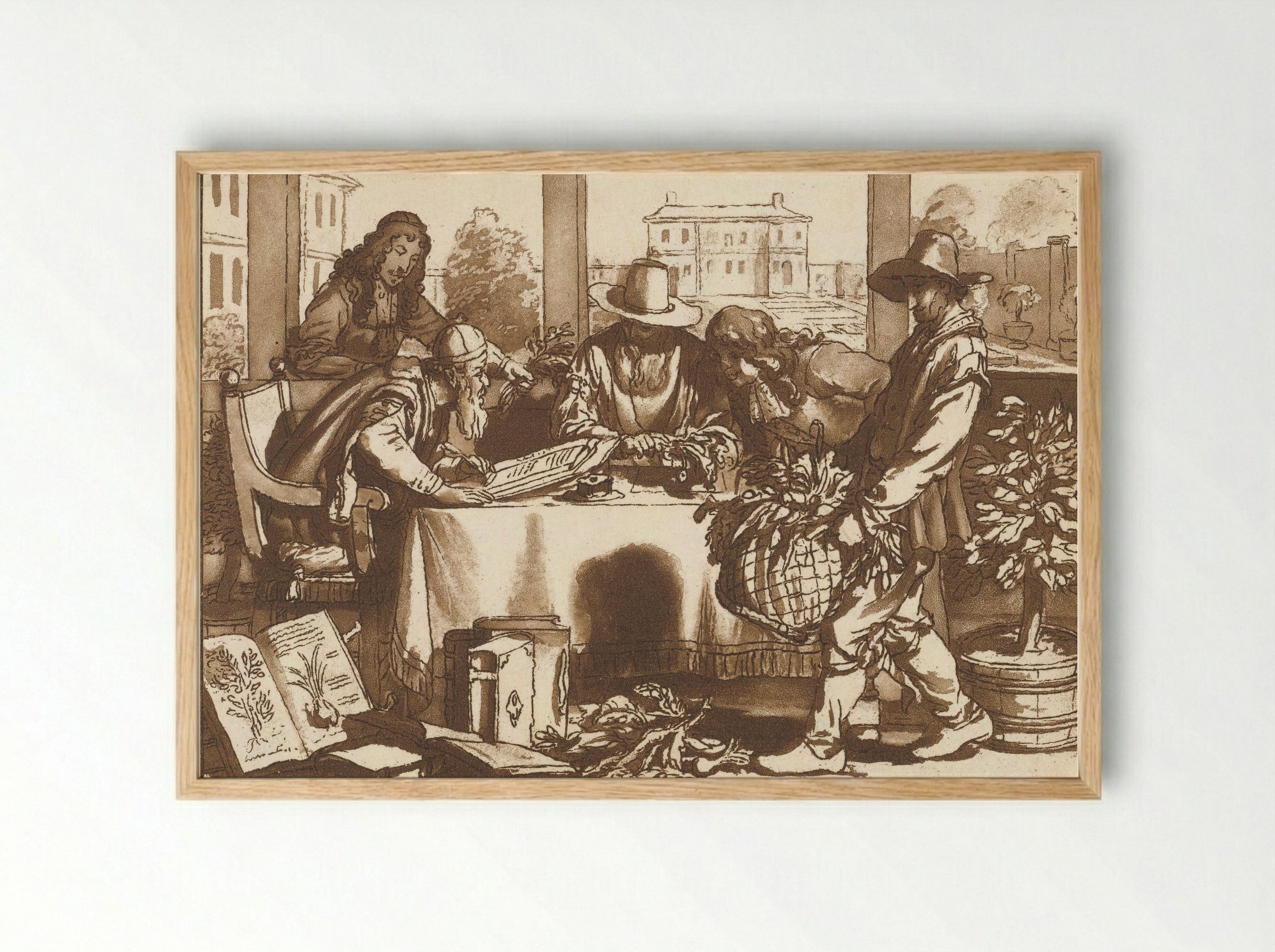 Botanicus - Cornelis Brouwer - Framed Print Wood