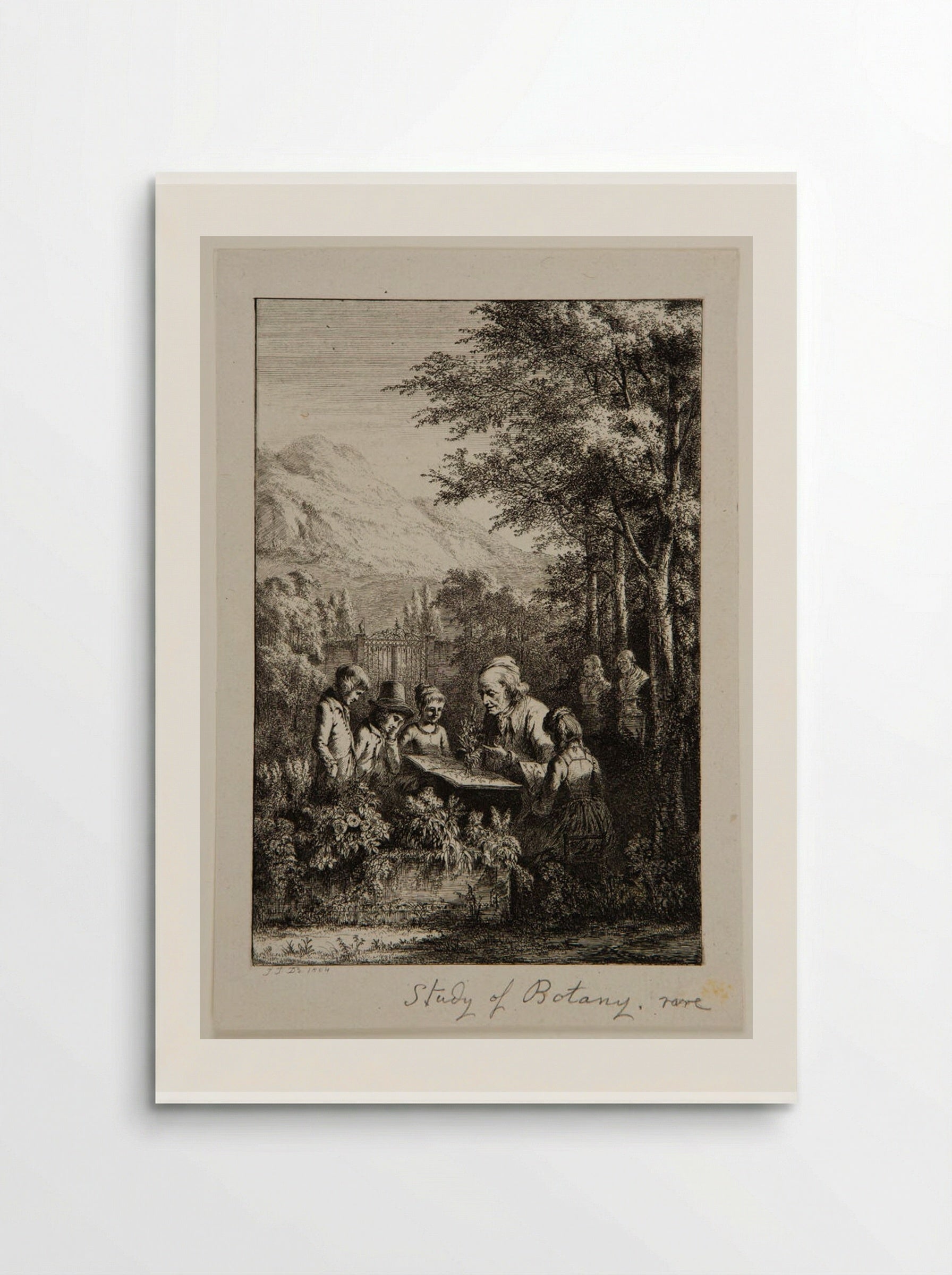 Botany Lesson - Jean-Jacques de Boissieu - Poster