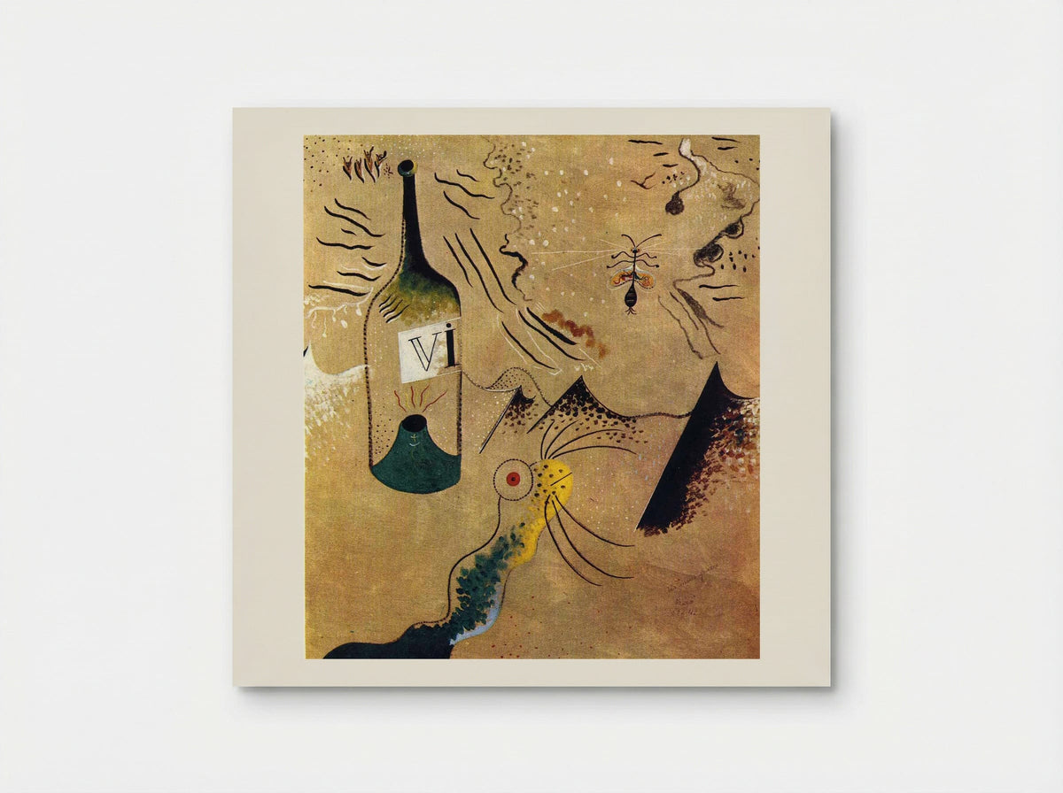Bottle of Vine - Joan Miró - Poster