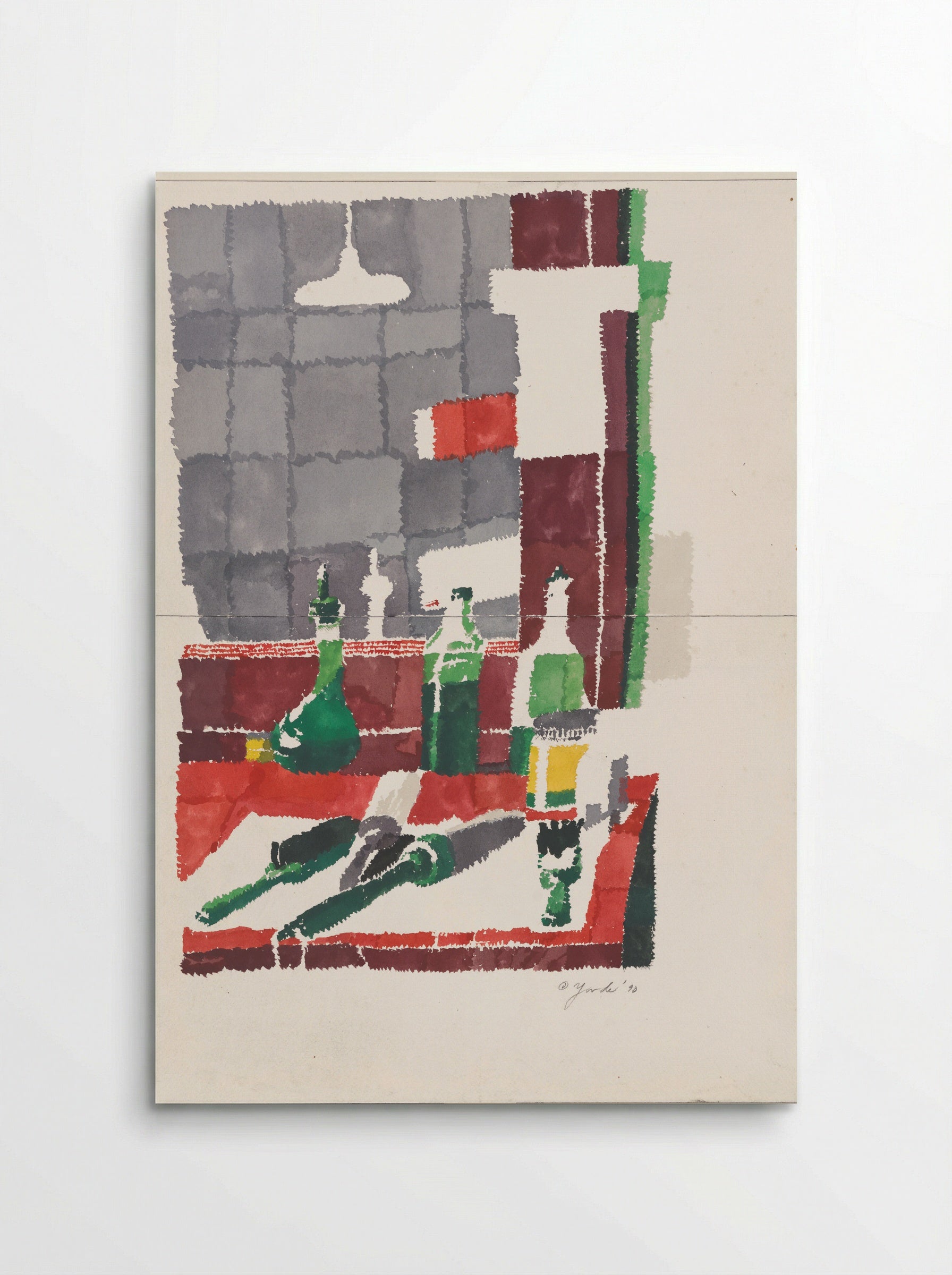 Bottles - Richard Foster Yarde - Poster