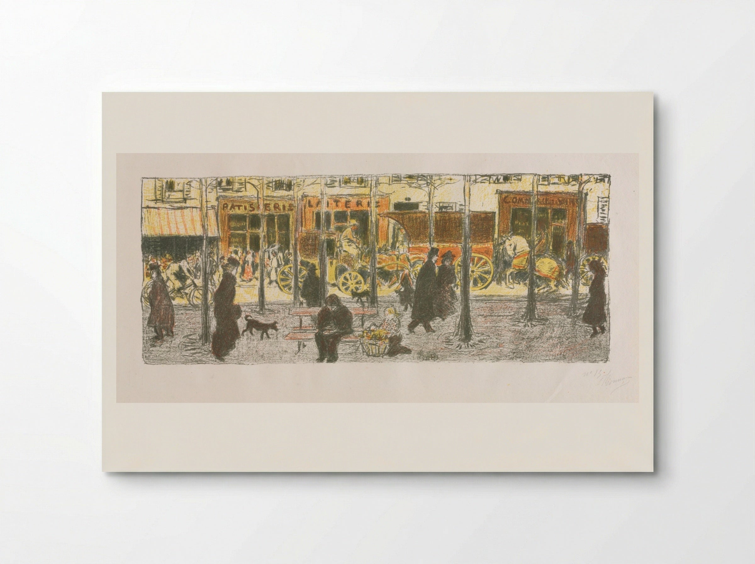 Boulevard - Pierre Bonnard - Poster
