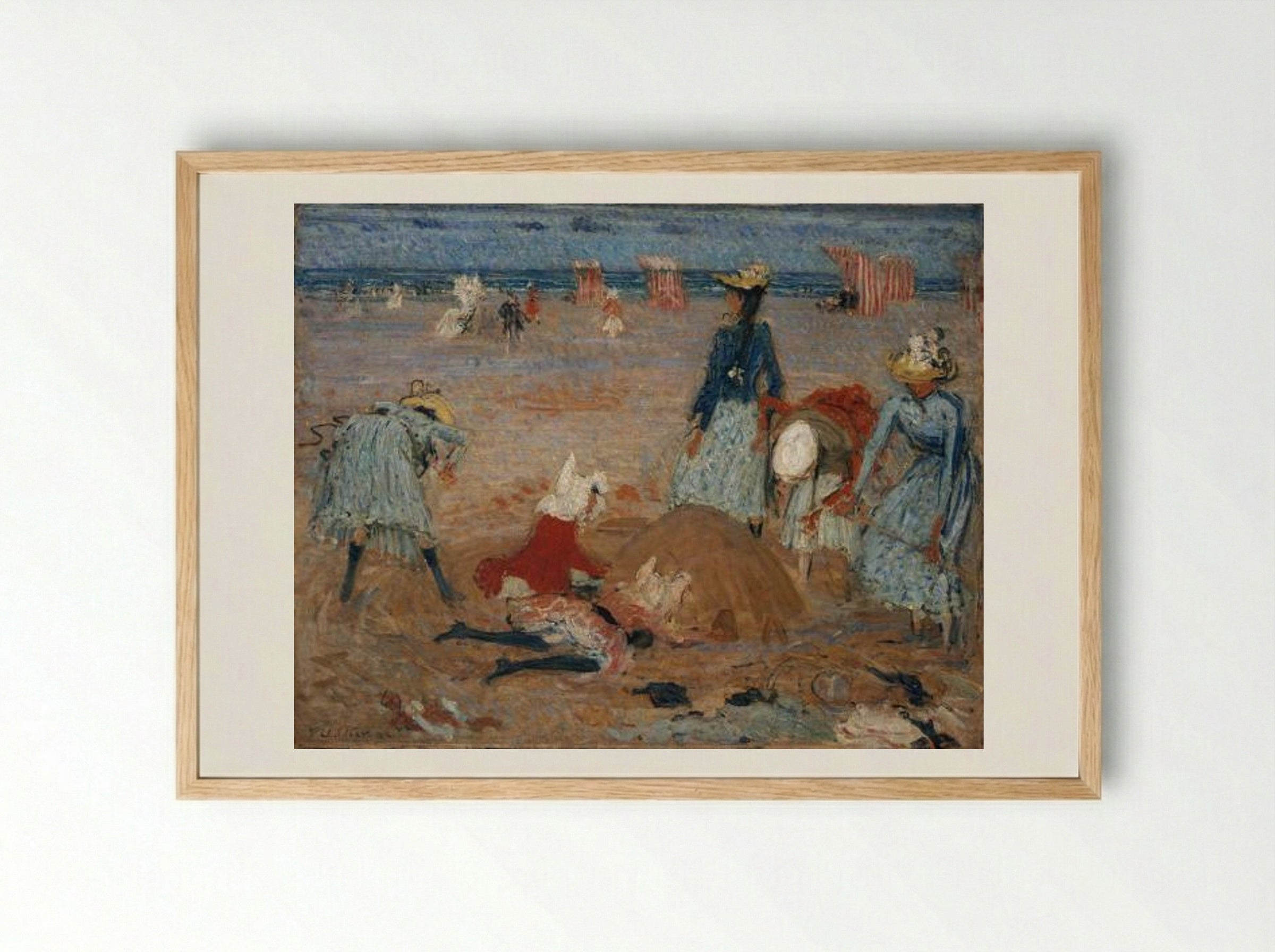 Boulogne Sands - Philip Wilson Steer - Framed Print Wood