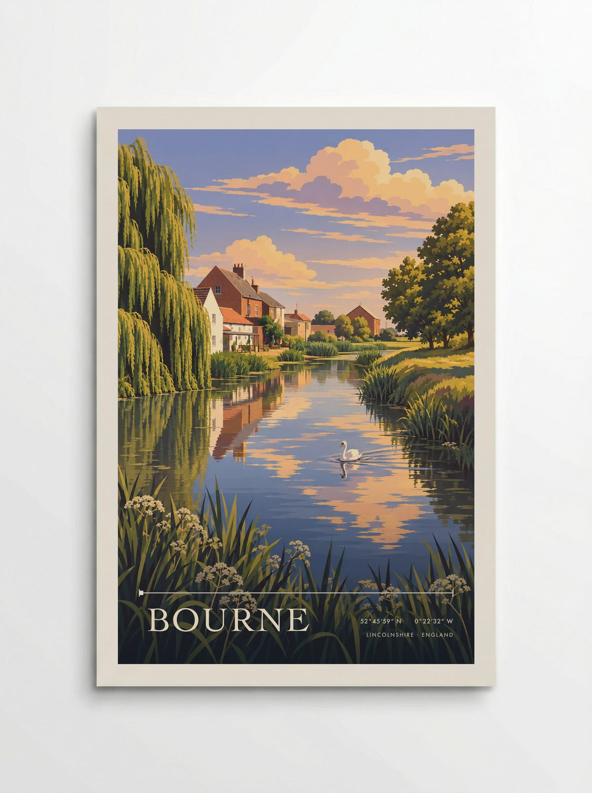 Bourne, Lincolnshire | Travel Poster - Poster