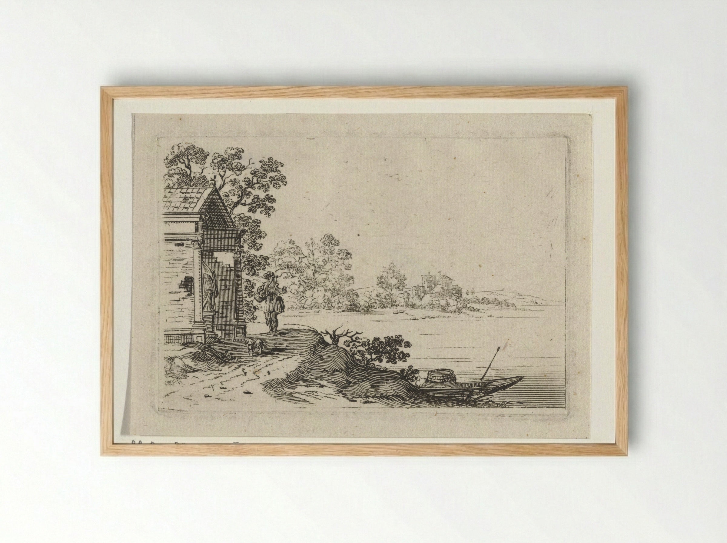 Bouwvallige kapel - Gillis van Scheyndel (I) - Framed Print Wood