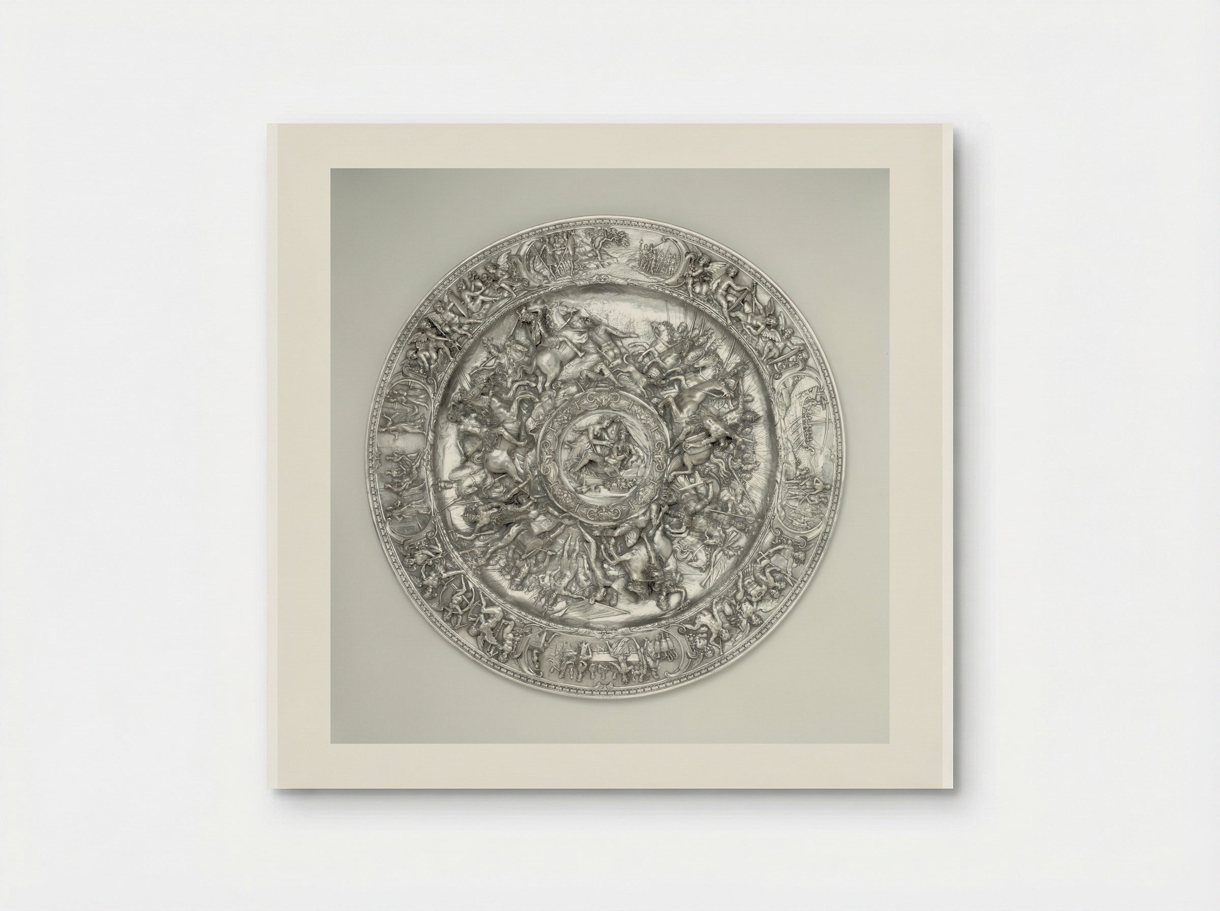 Bowl with scenes from the life of Cleopatra - Bernardo Strozzi - Poster