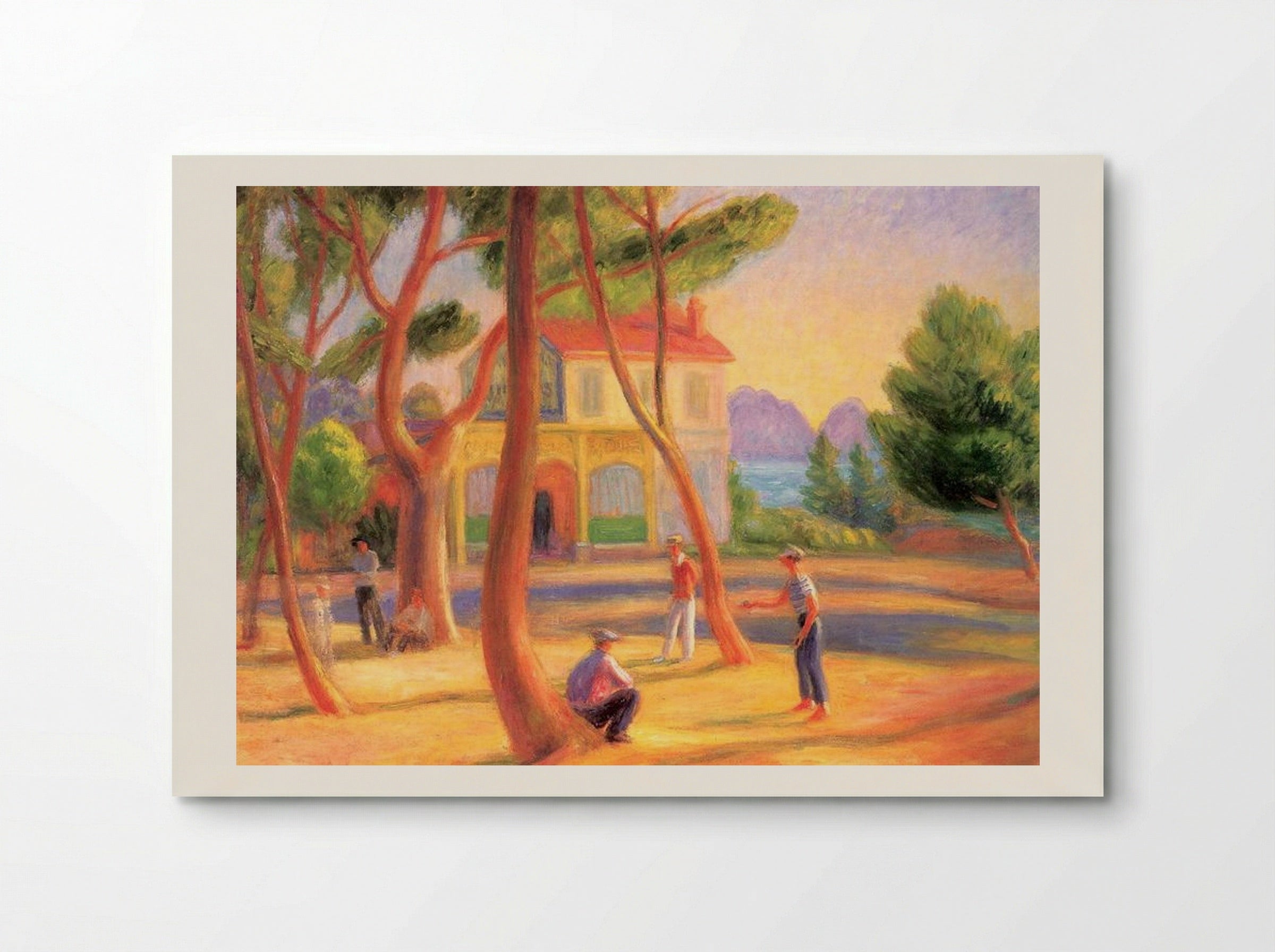 Bowlers, La Ciotat - William James Glackens - Poster