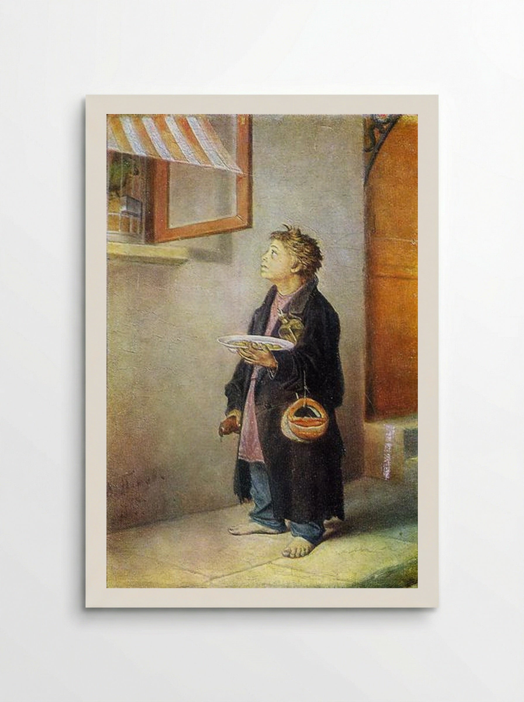 Boy-craftsman - Vasily Perov - Poster