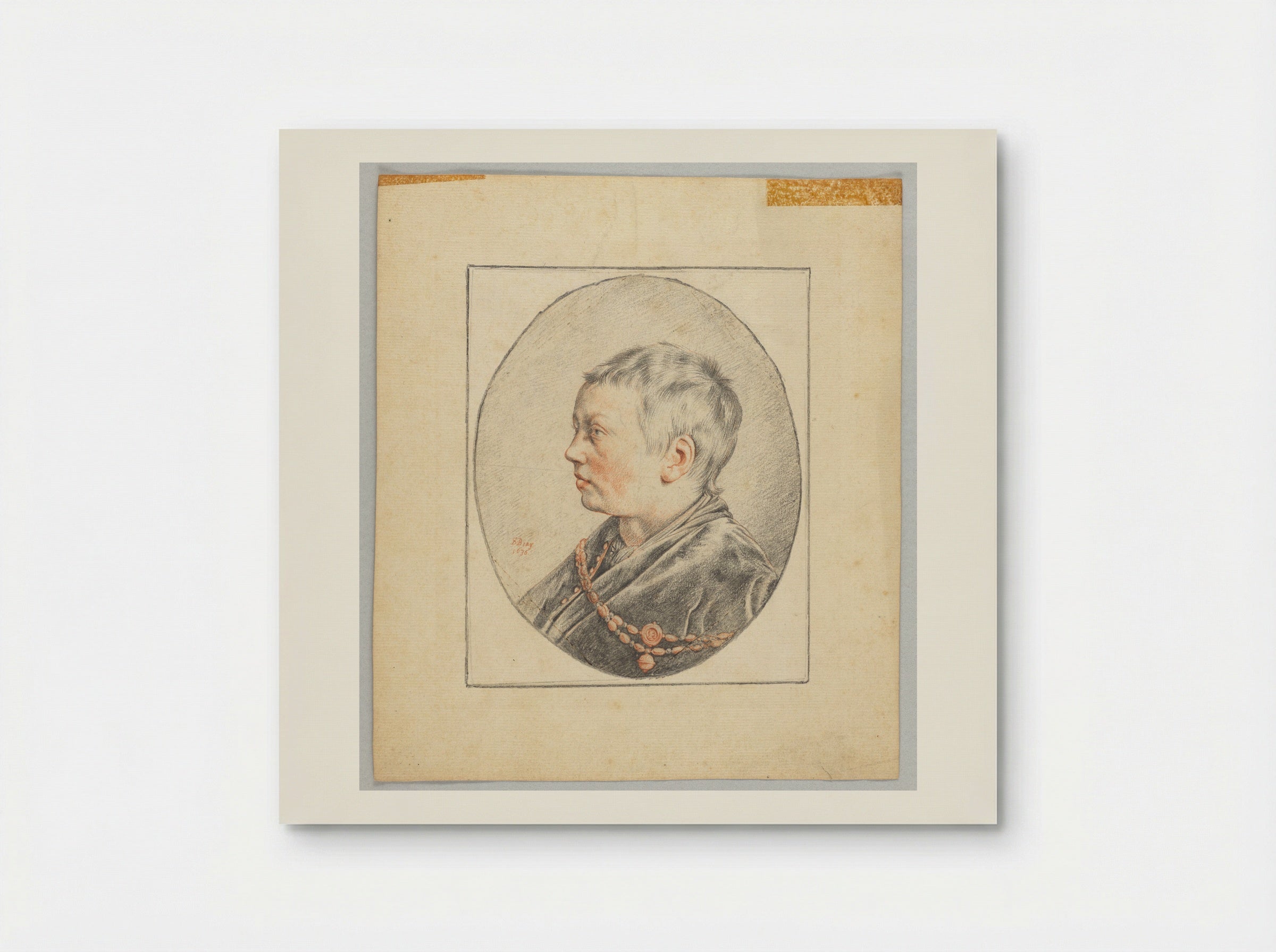 Boy in Profile, facing left - Salomon de Bray - Poster