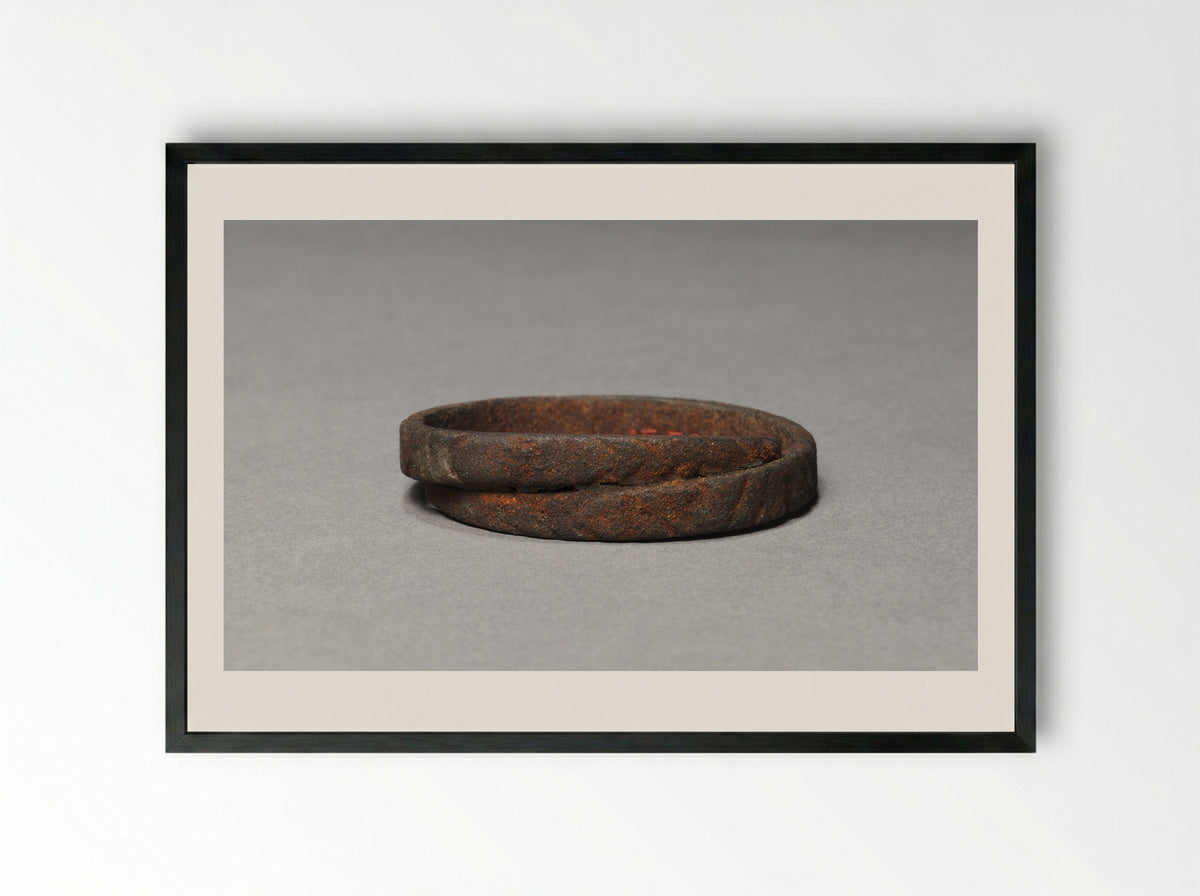 Bracelet (Kada) - Fine Art Print - Framed Print Black
