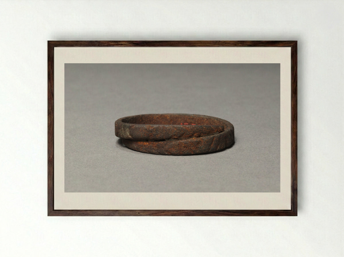 Bracelet (Kada) - Fine Art Print - Framed Print Dark Wood