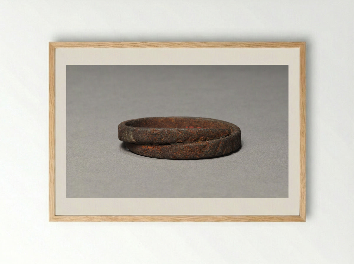 Bracelet (Kada) - Fine Art Print - Framed Print Wood
