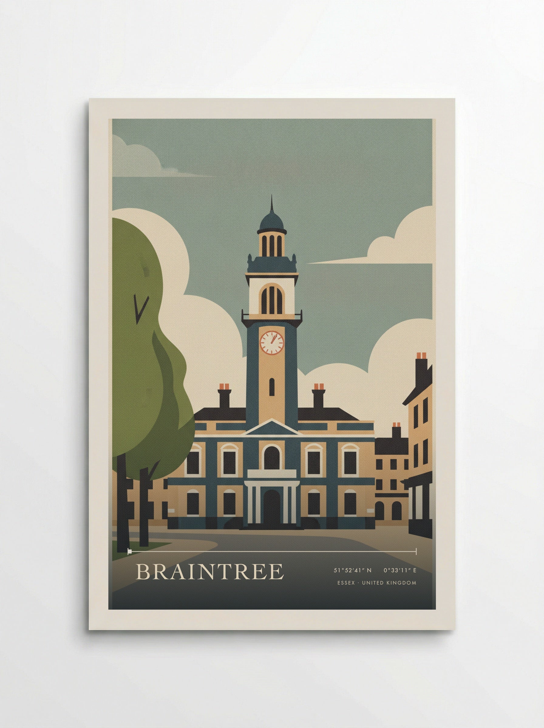 Braintree Essex United Kingdom Travel Poster - Poster