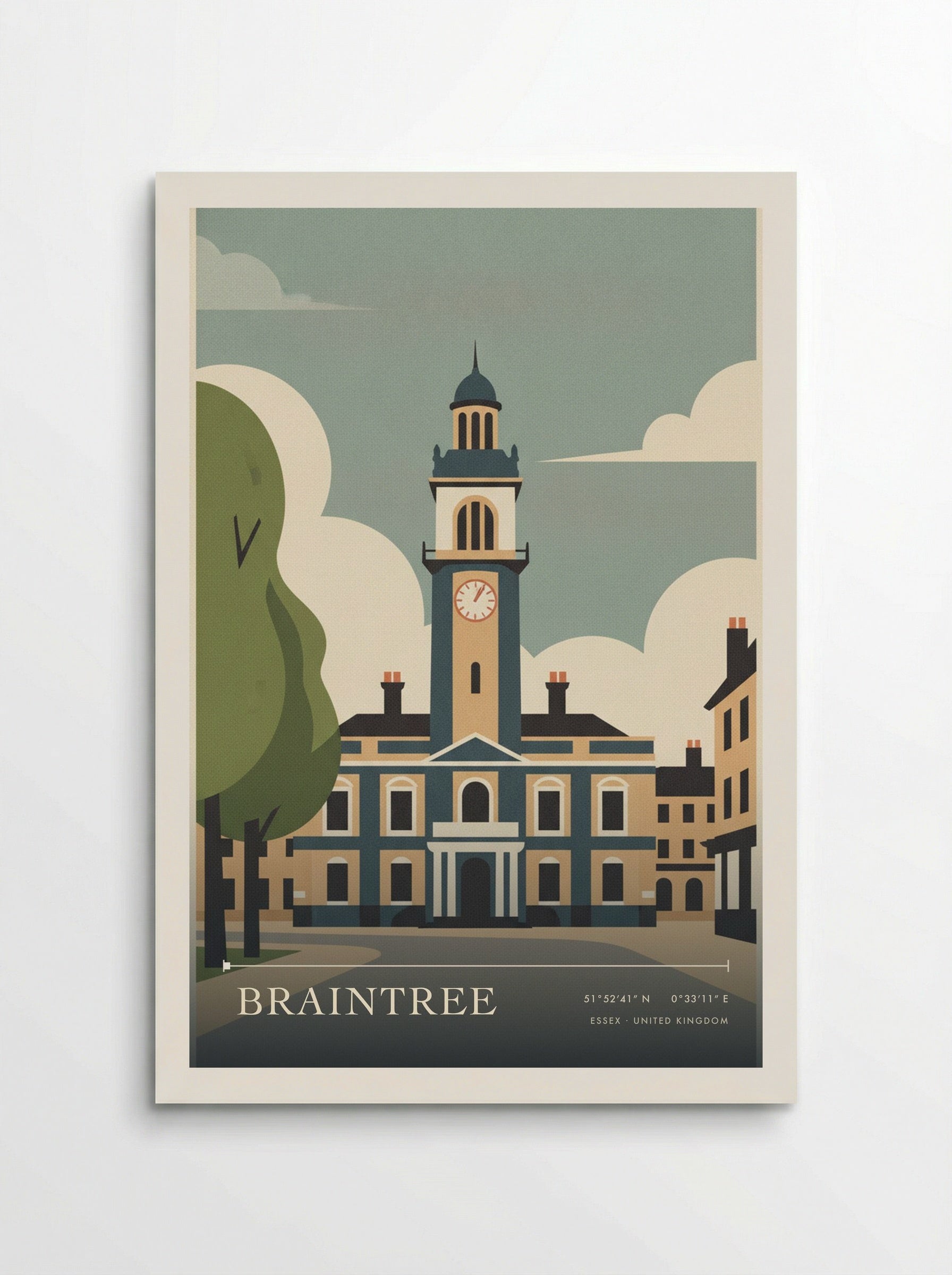 Braintree Essex United Kingdom Travel Poster - Poster