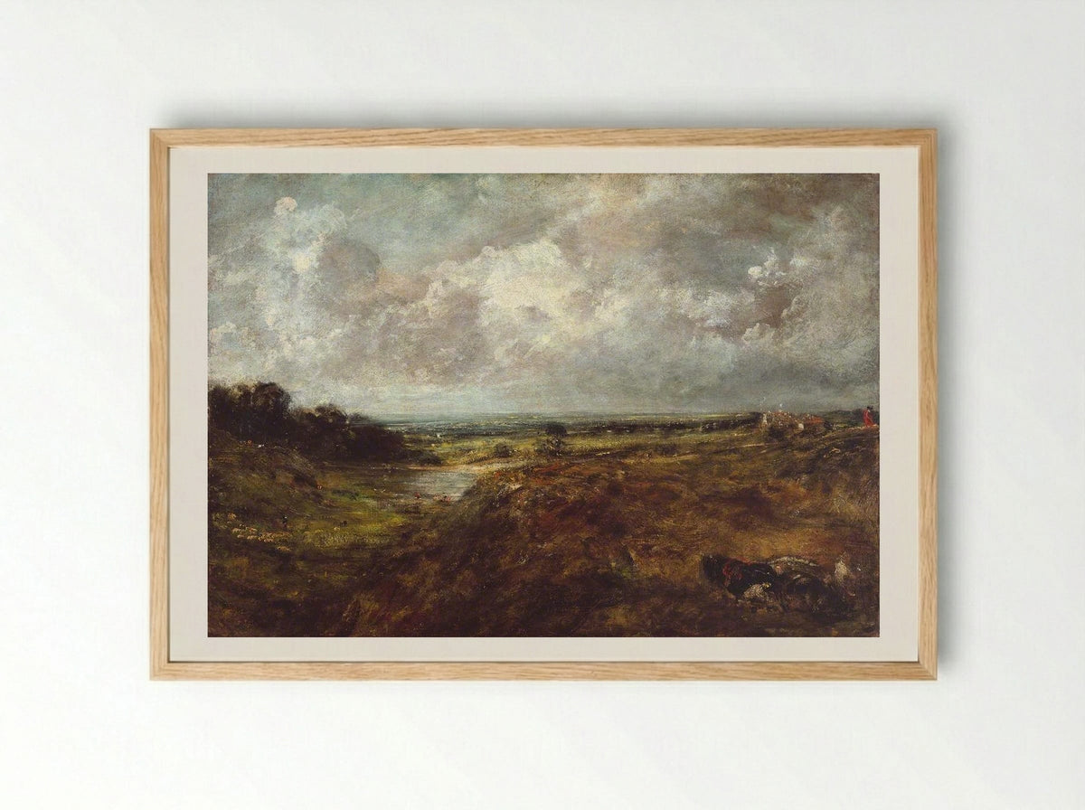 Branch Hill Pond, Hampstead - John Constable - Framed Print Wood