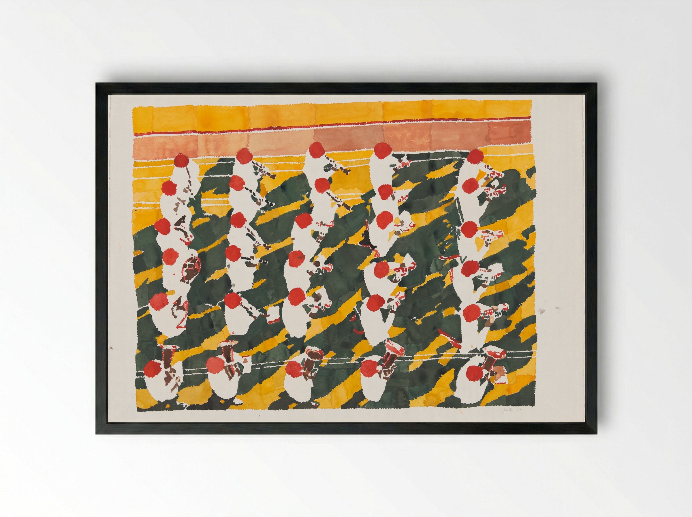 Brass - Richard Foster Yarde - Framed Print Black