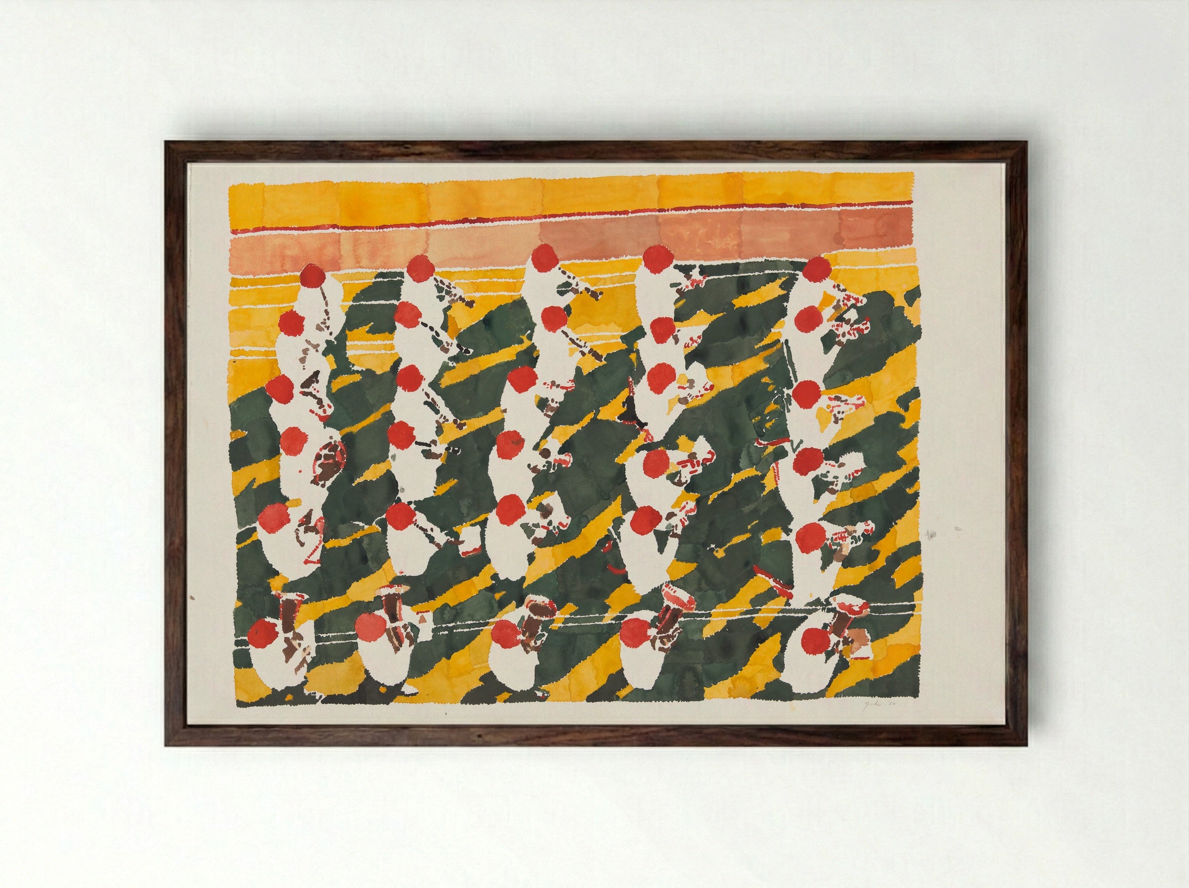 Brass - Richard Foster Yarde - Framed Print Dark Wood