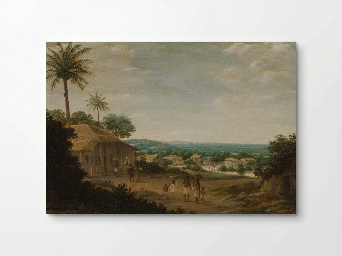 Braziliaans dorp - Frans Jansz. Post - Poster