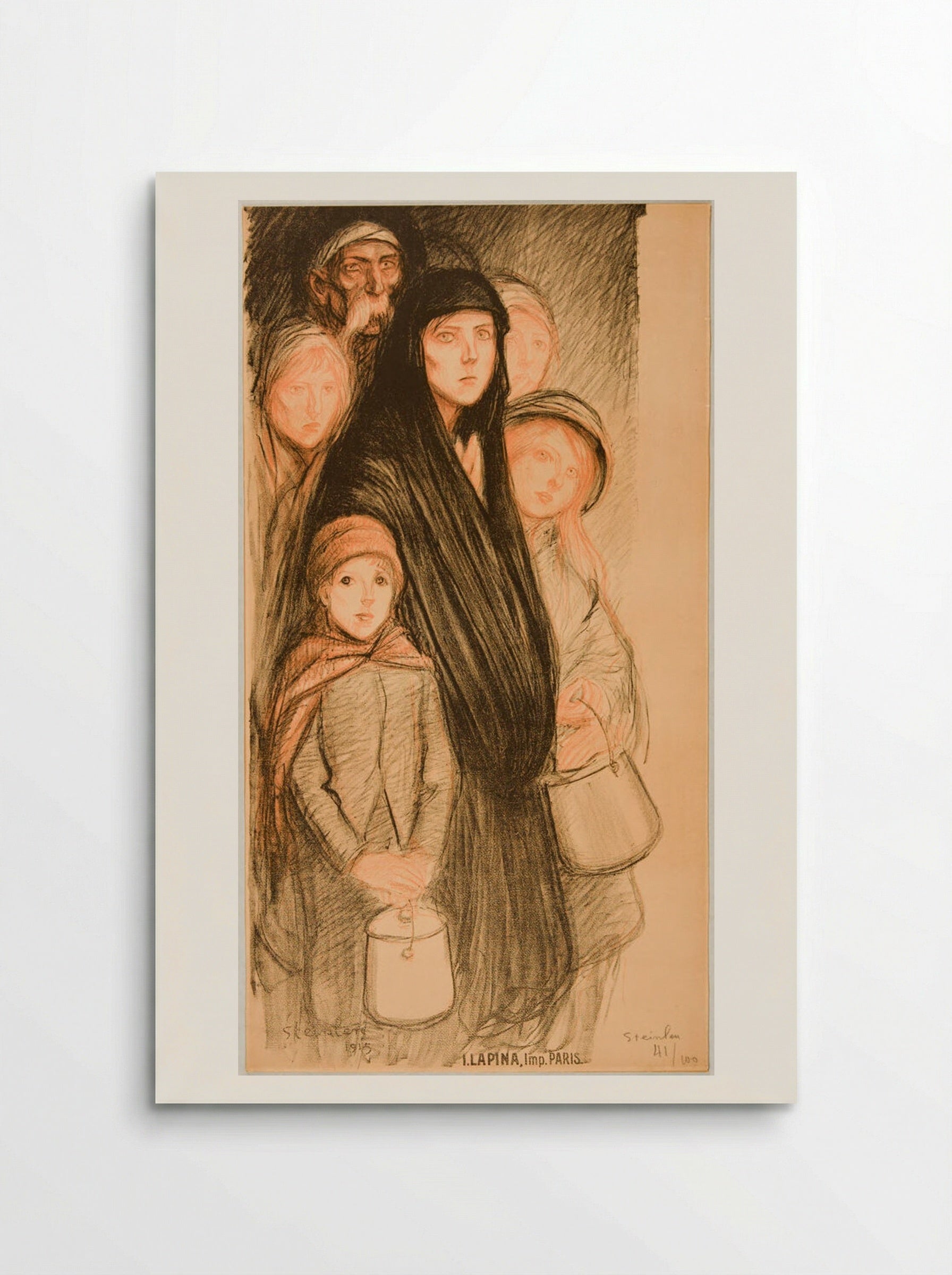 Breadline - Théophile-Alexandre Steinlen - Poster