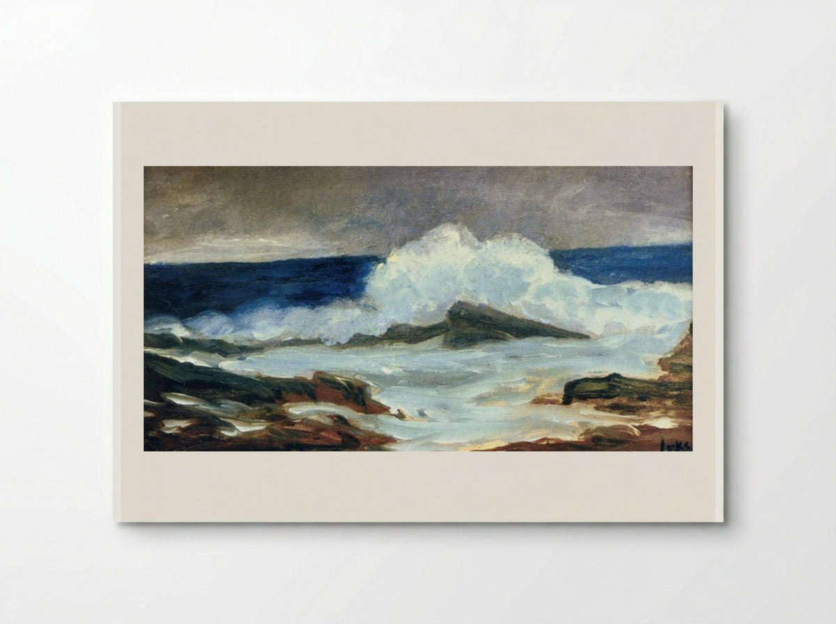 Breaking Surf - George Luks - Poster