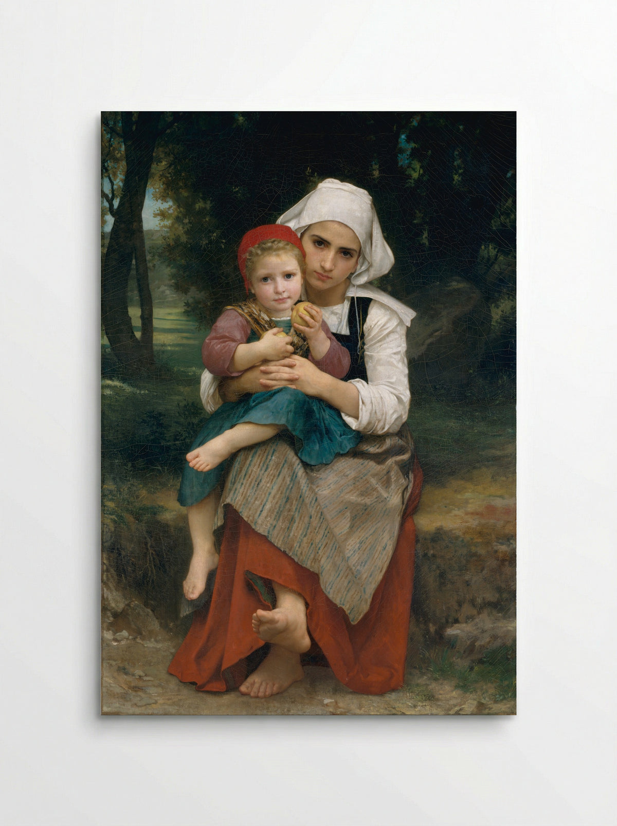 Breton Brother and Sister - William-Adolphe Bouguereau - Poster