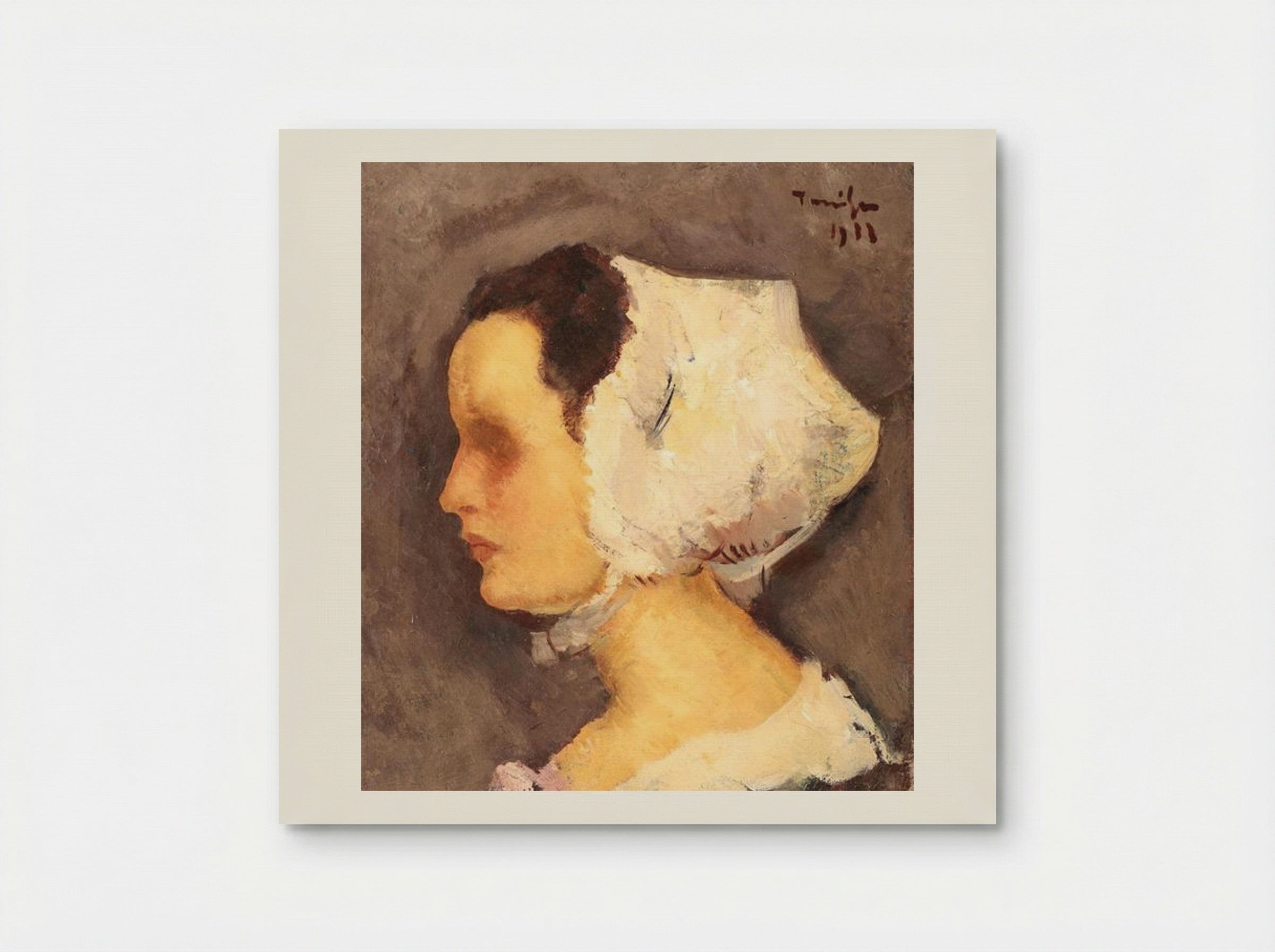 Breton Woman - Nicolae Tonitza - Poster