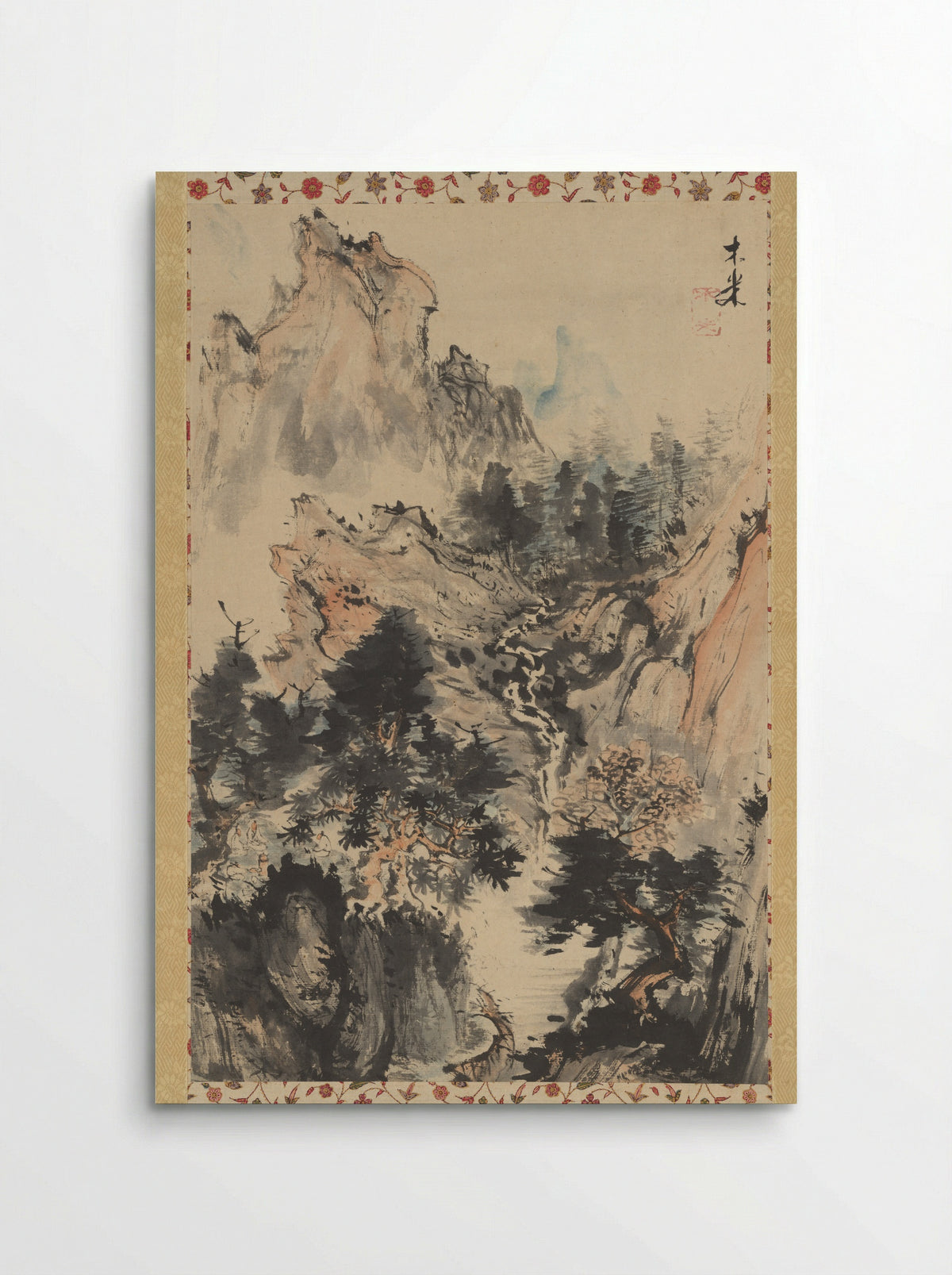 Brewing Tea in the Shade of Trees - Aoki Mokubei - Poster