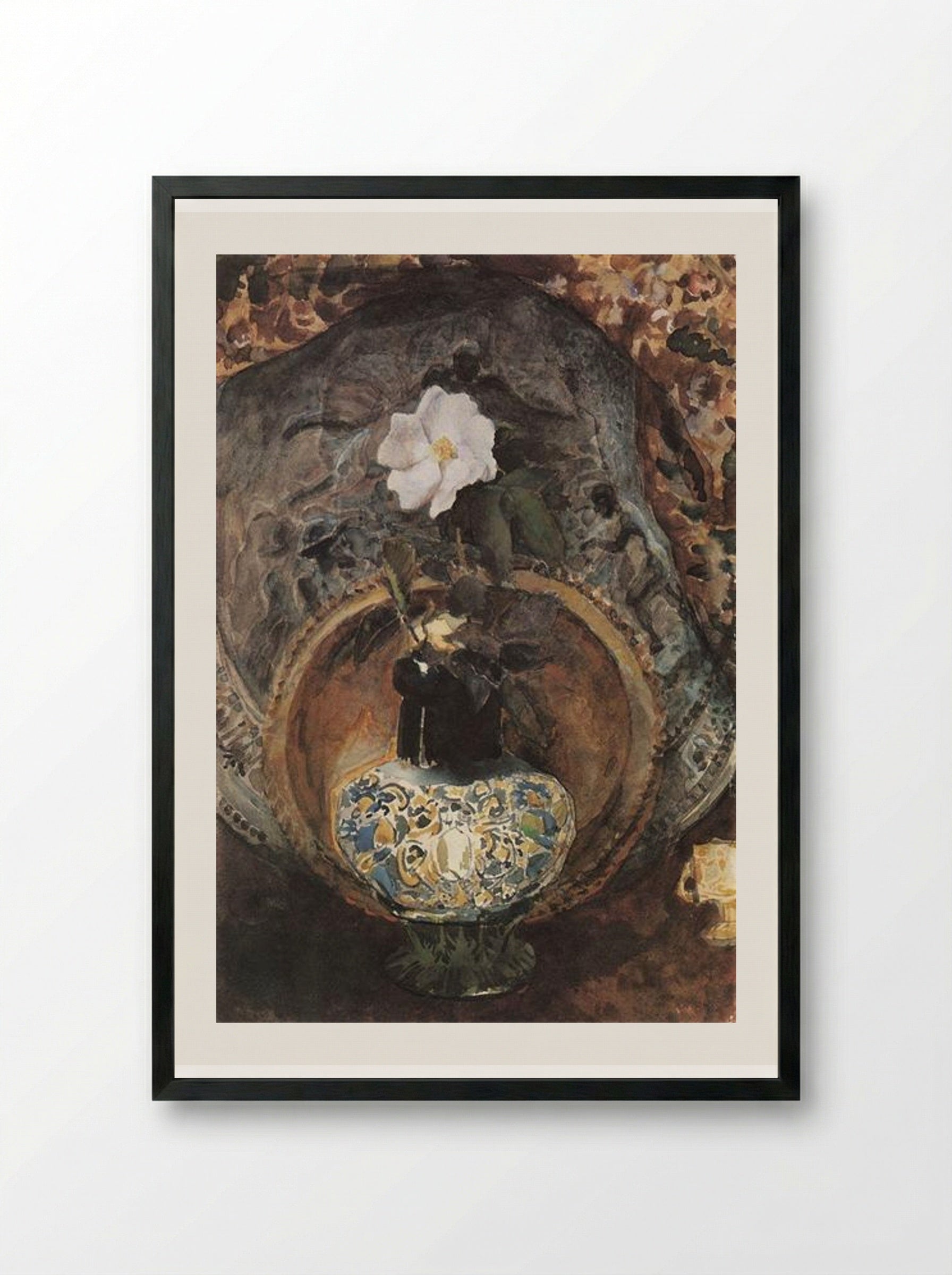Briar - Mikhail Vrubel - Framed Print Black