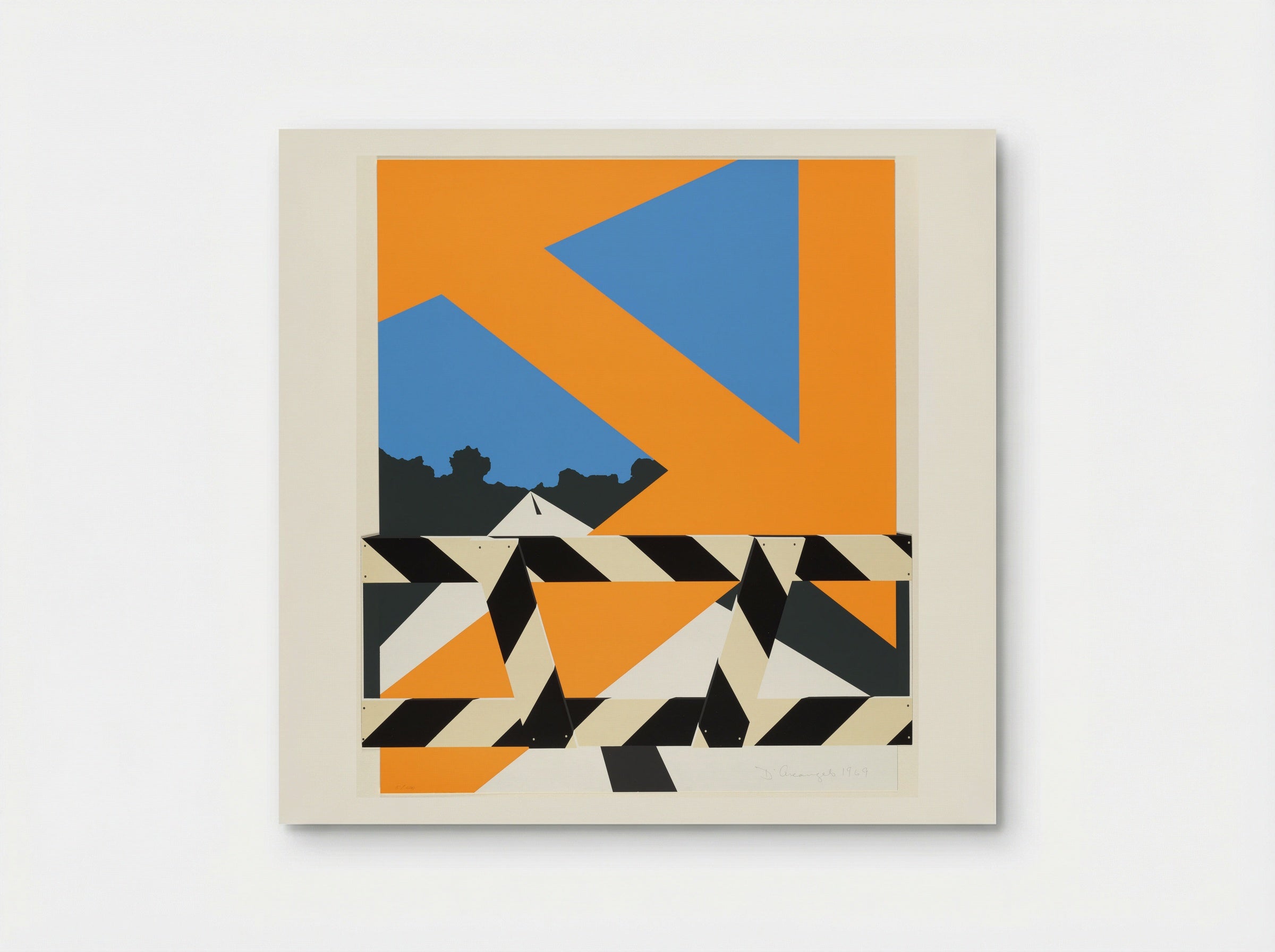Bridge Barrier - Allan D'Arcangelo - Poster