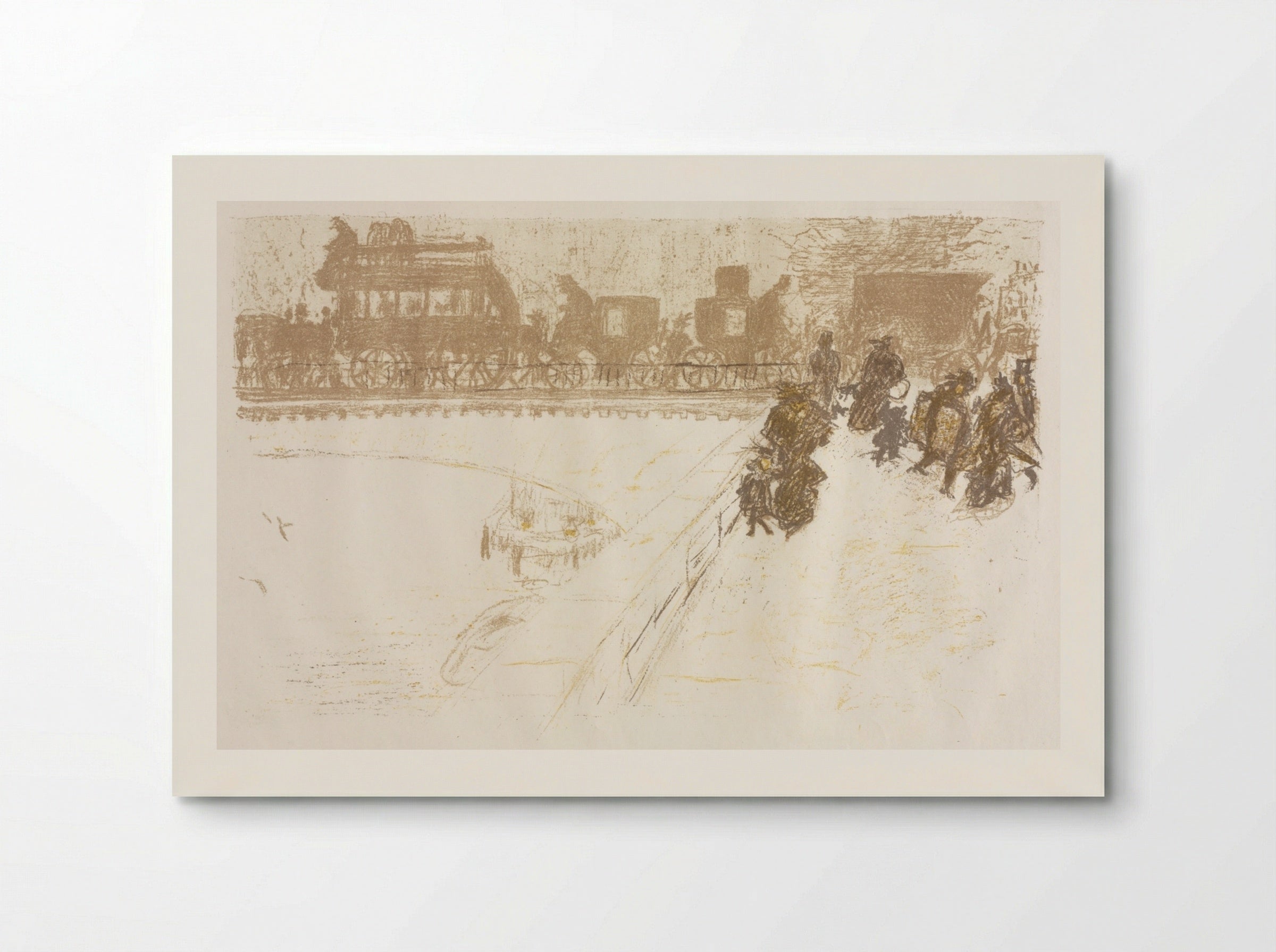 Bridge (Le Pont) - Pierre Bonnard - Poster