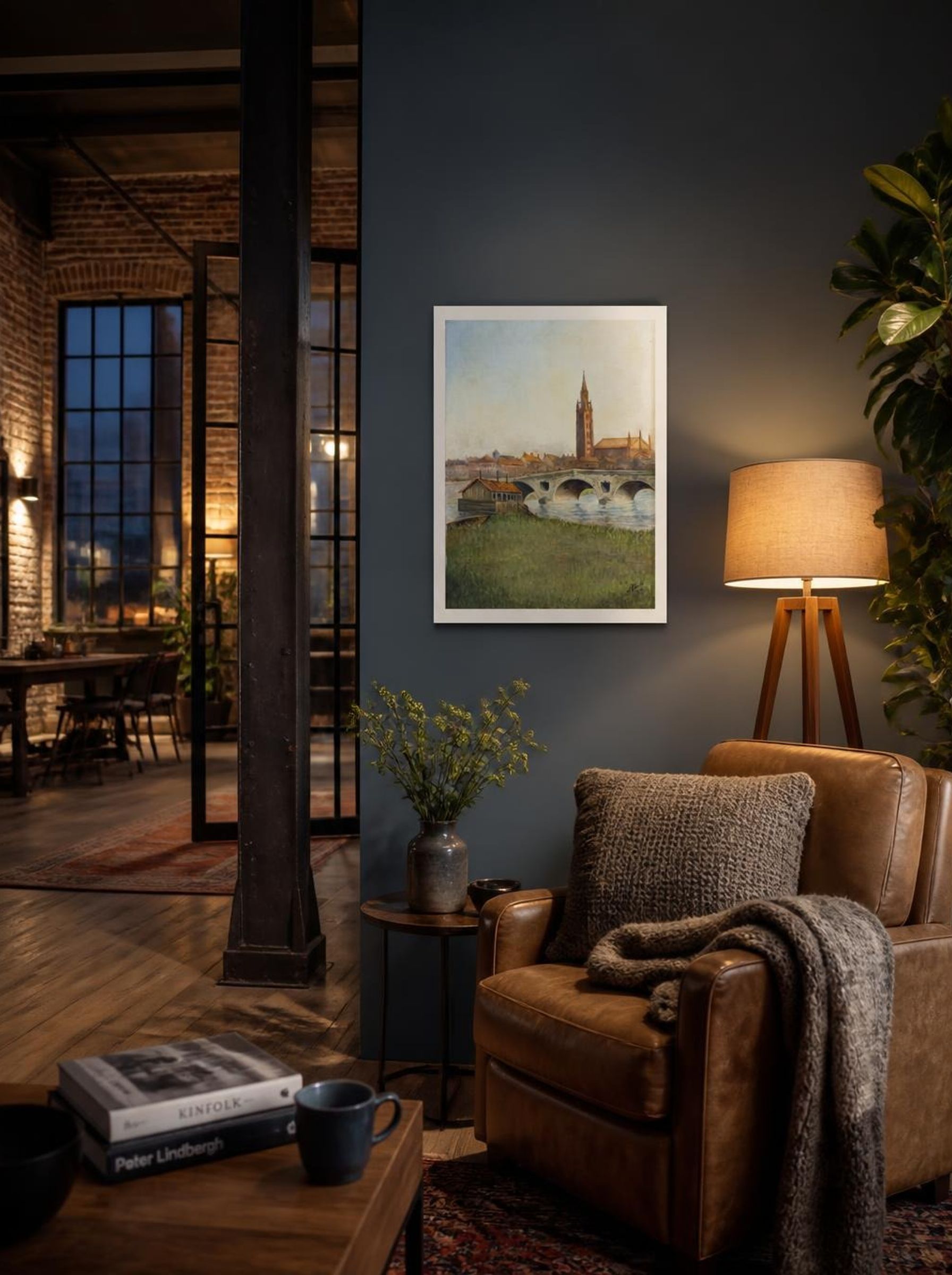 Bridge and Church Tower - J. Fontès - Lifestyle