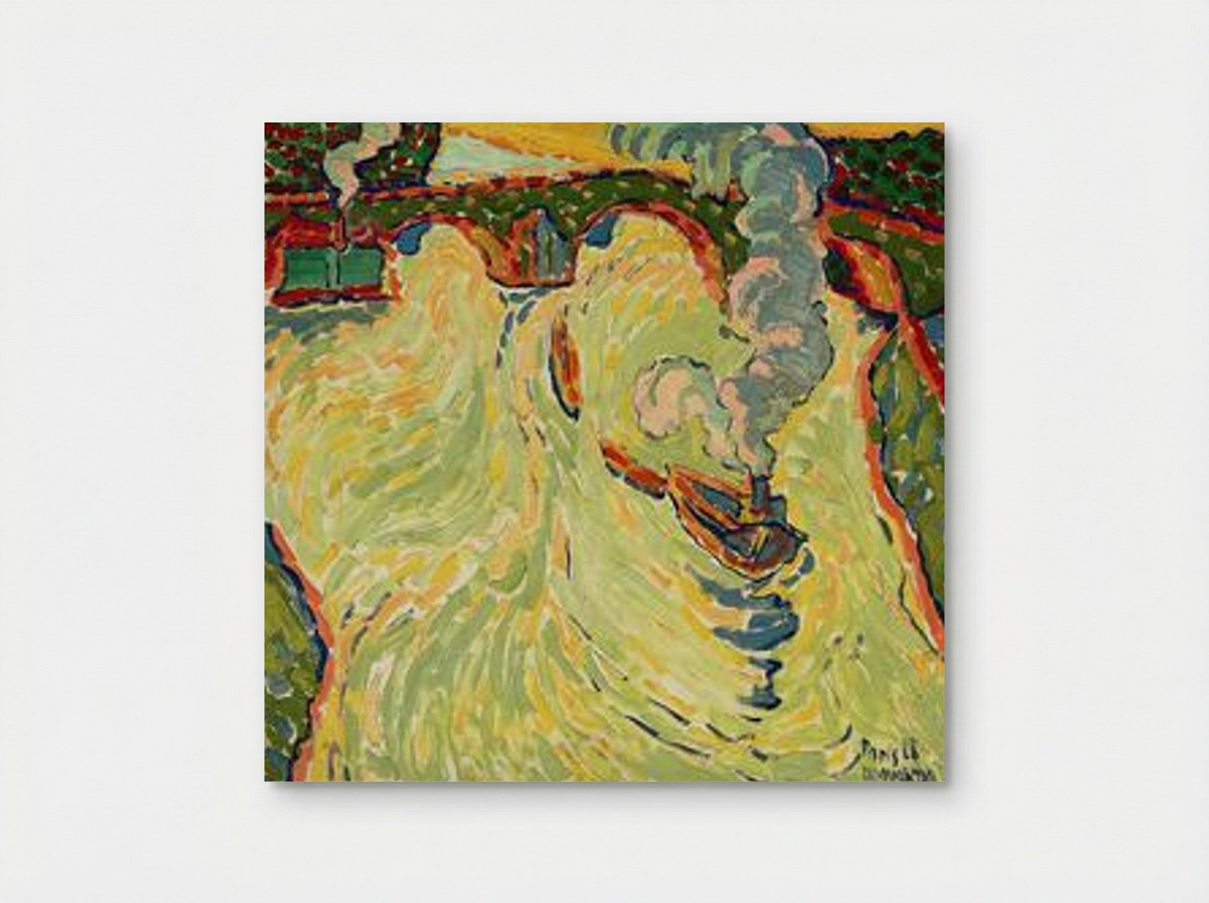 Bridge over the Seine with Small Steamer - Max Pechstein - Poster