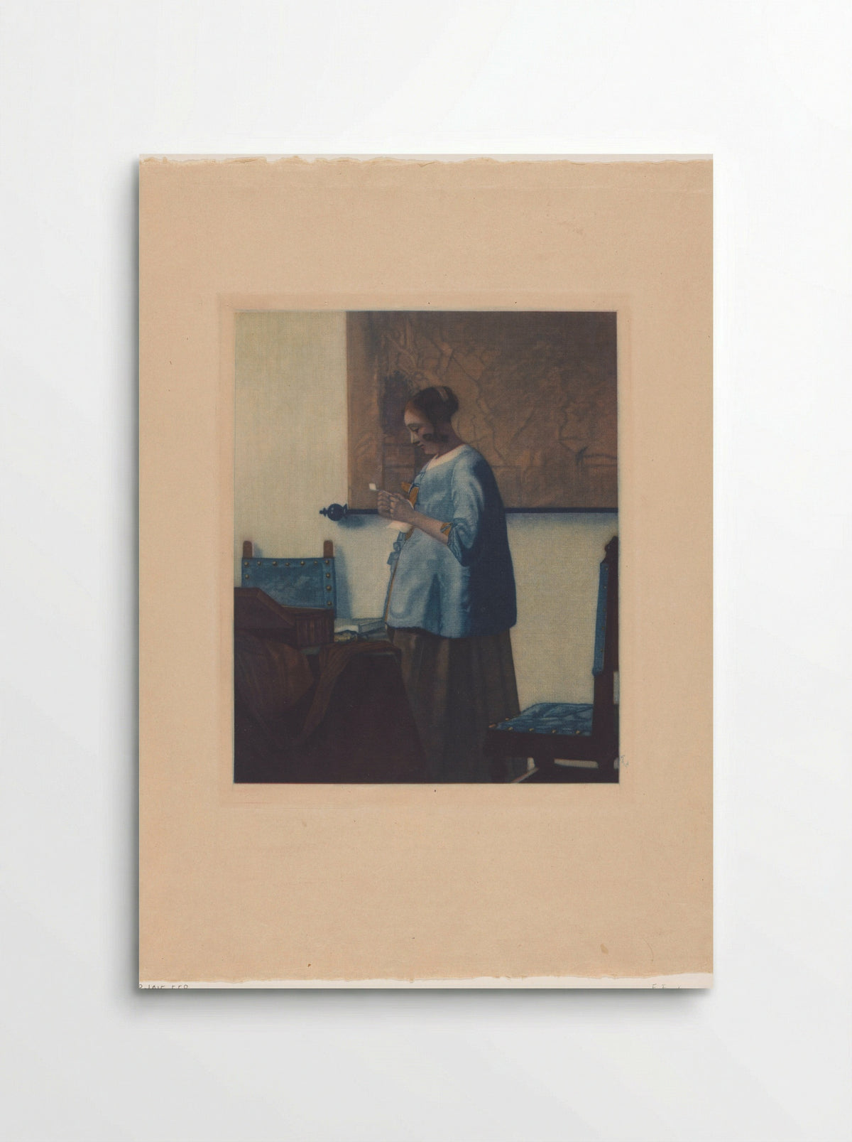 Brieflezende vrouw - Frans Everbag - Poster
