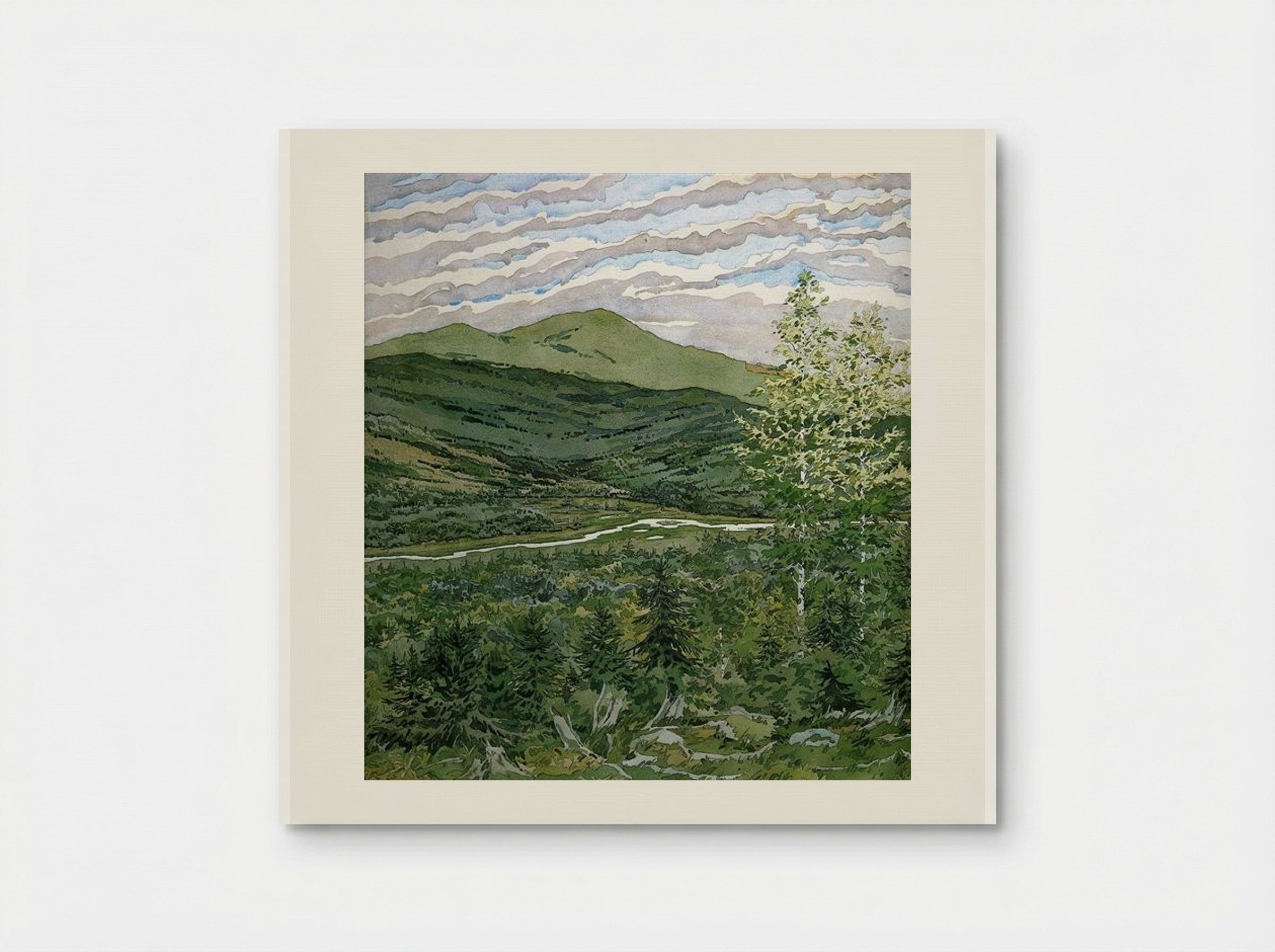 Briggs Meadow - Neil Welliver - Poster