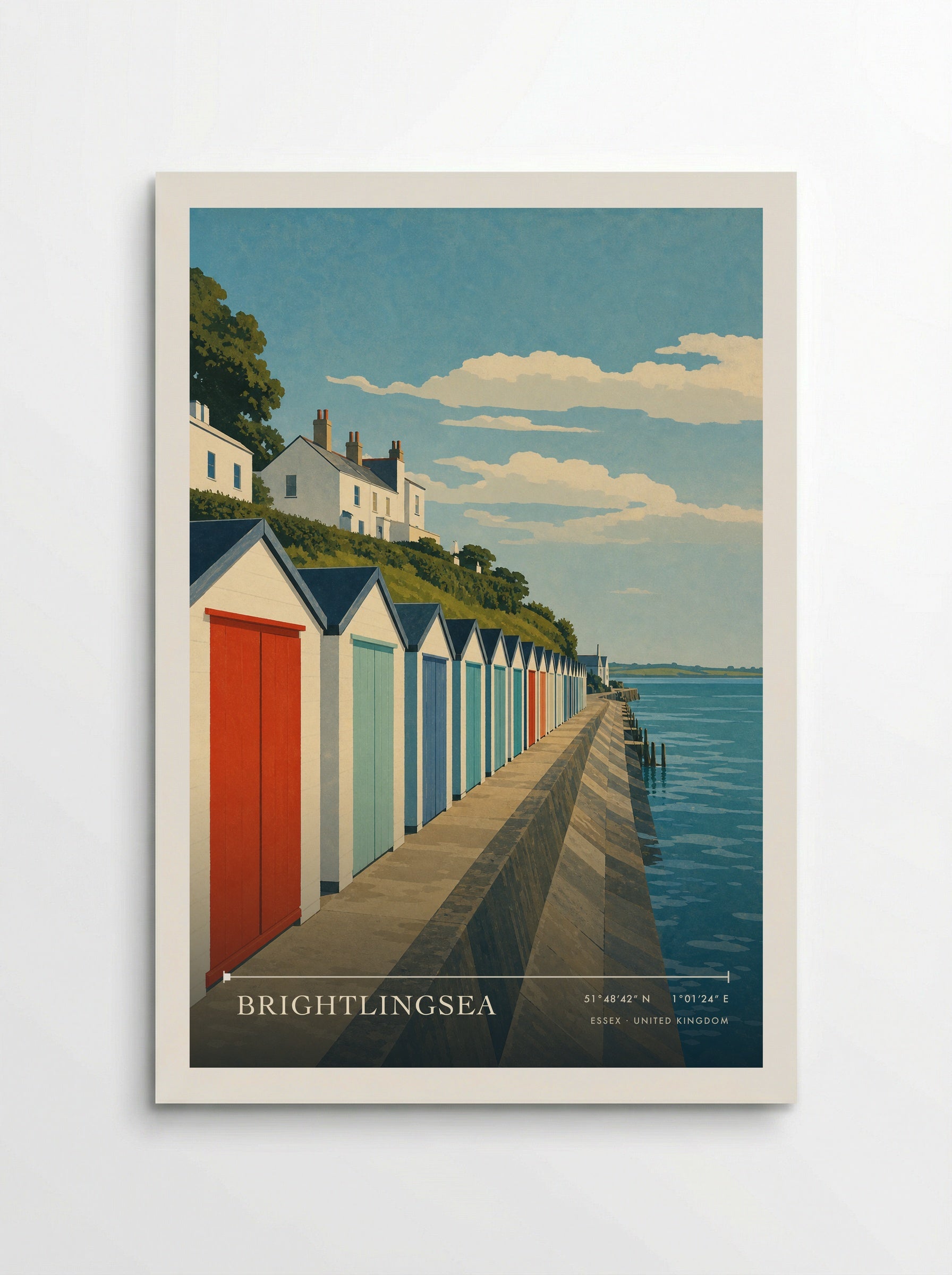 Brightlingsea Essex United Kingdom Travel Poster - Poster
