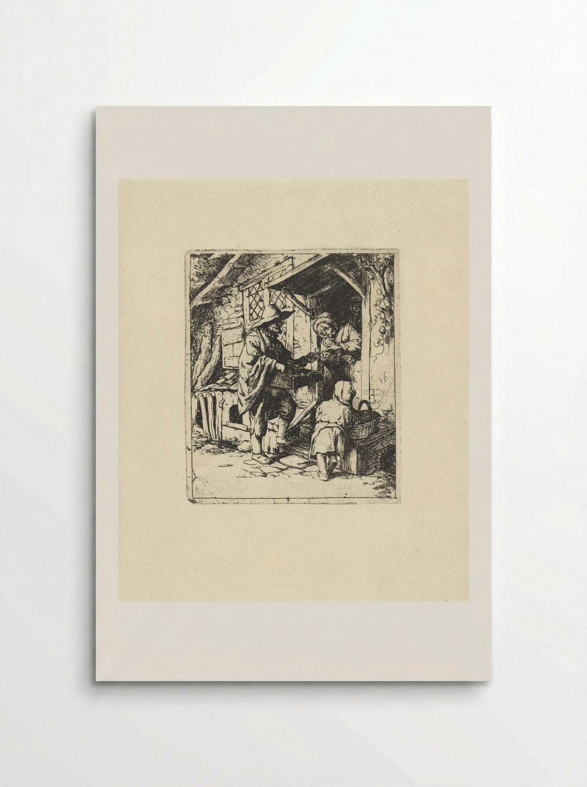 Brillenkoopman (The Spectacle Seller) - Jacob Laurensz. van der Vinne - Poster