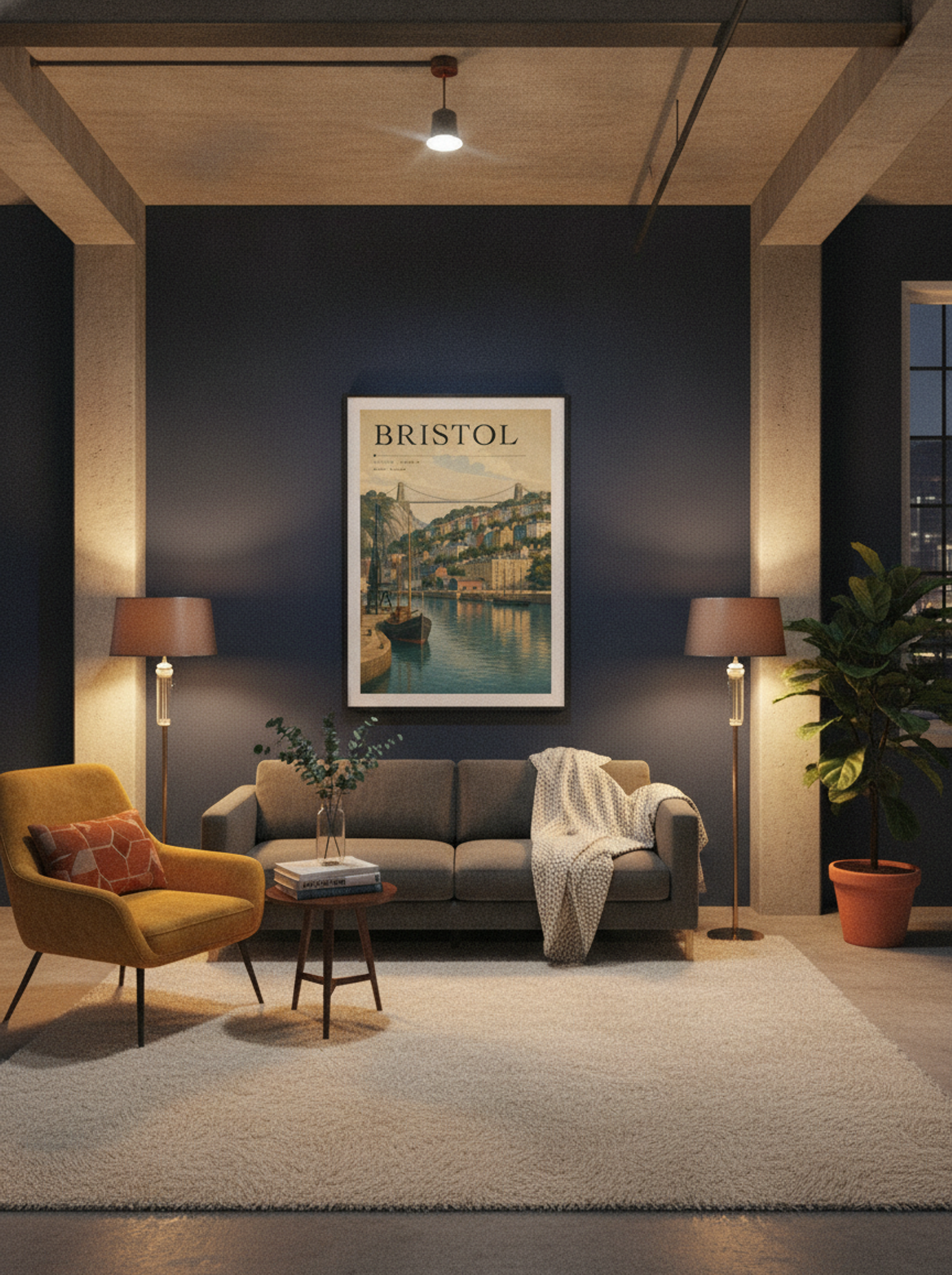 Bristol England Travel Poster - Lifestyle