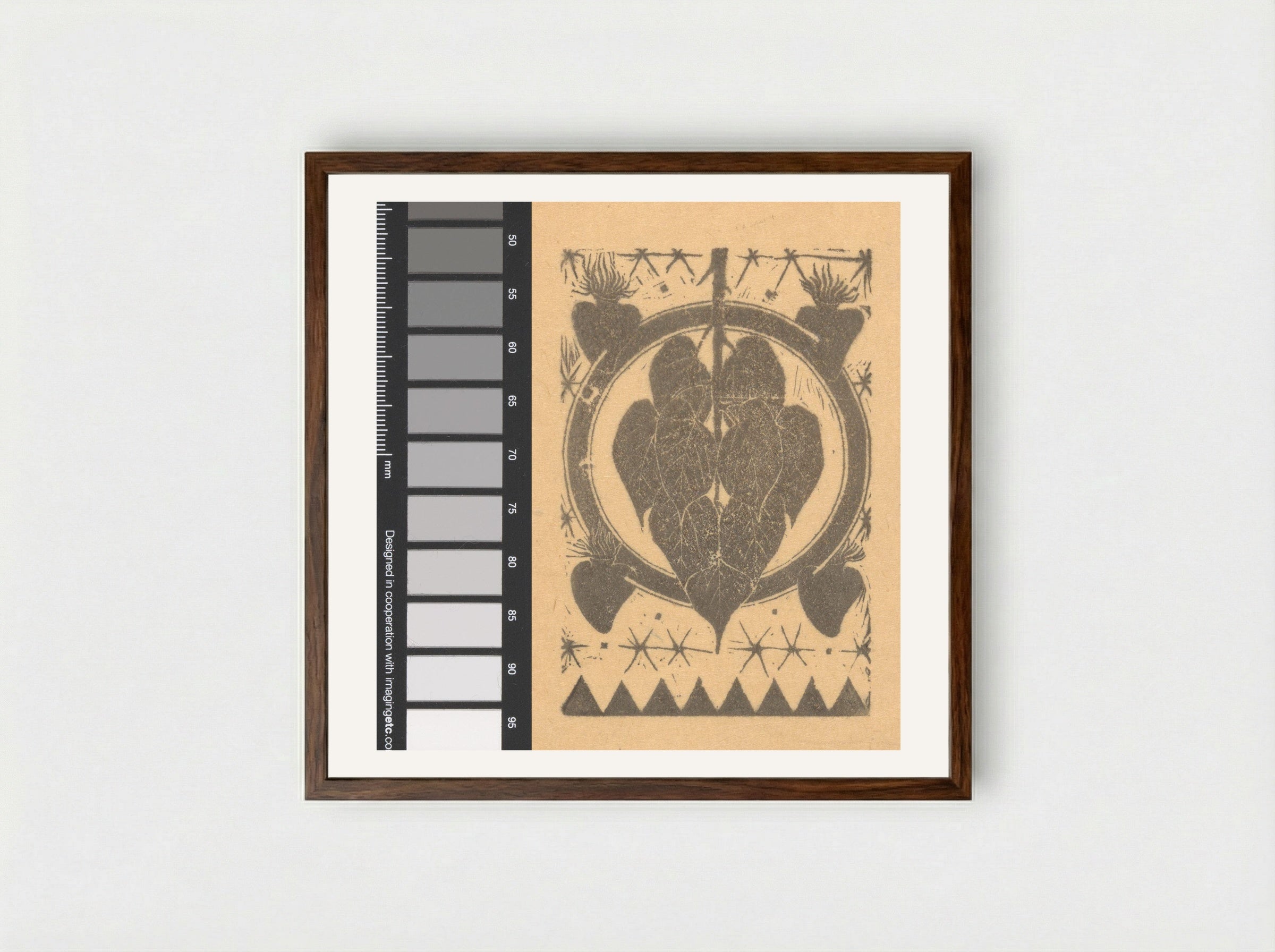 Broederketen - Mathieu Lauweriks - Framed Print Dark Wood