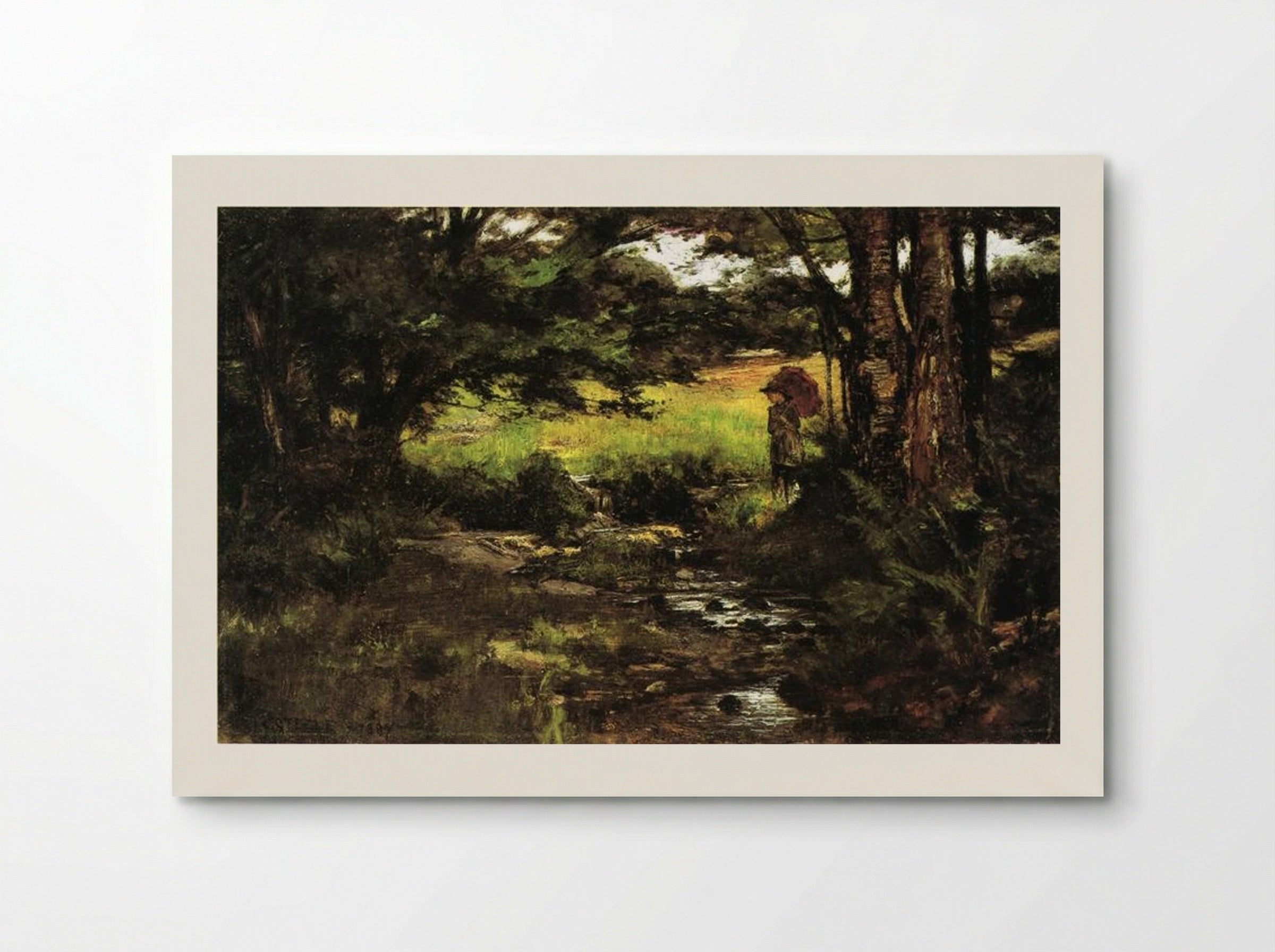 Brook in Woods - T. C. Steele - Poster