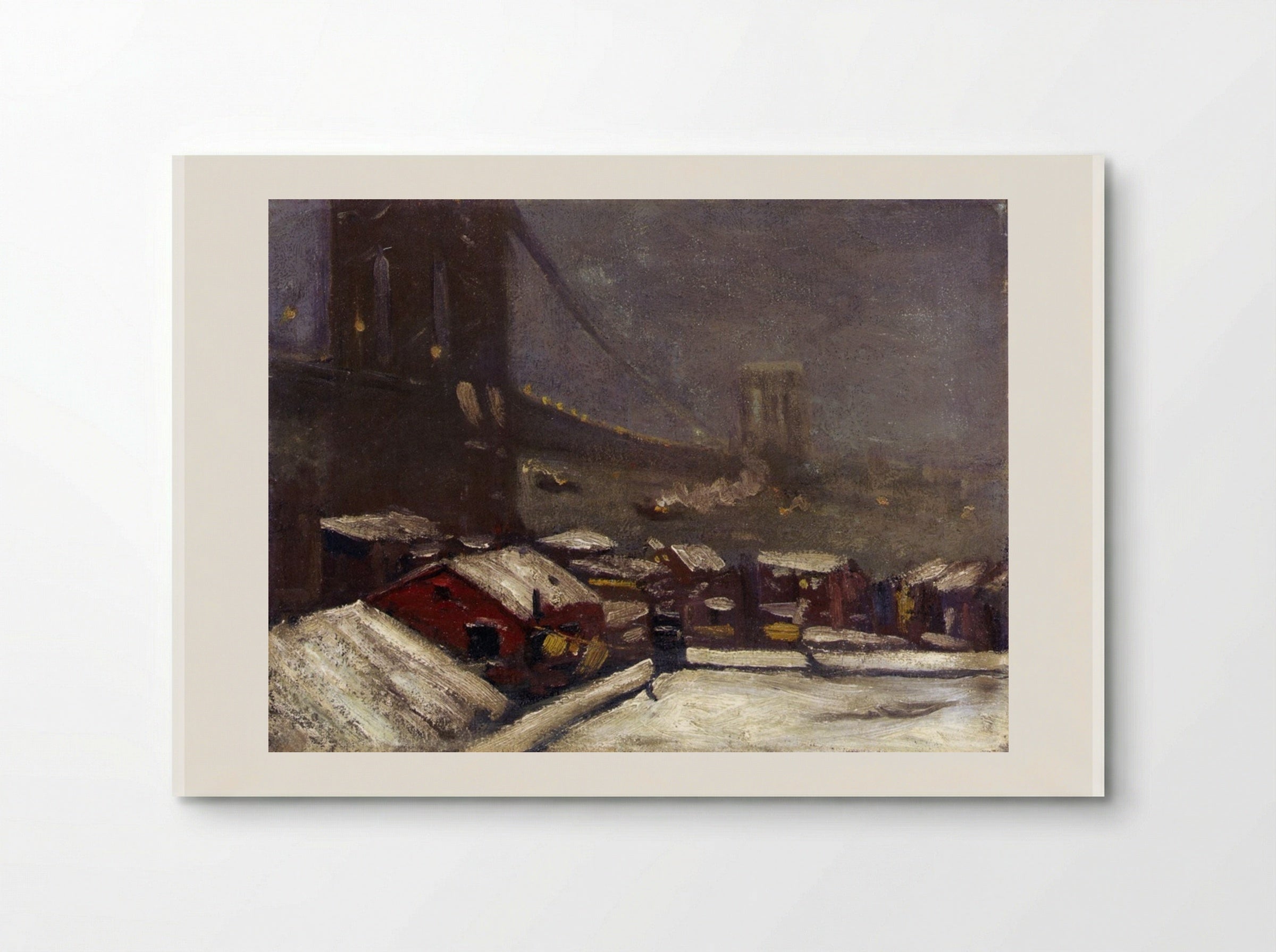 Brooklyn Bridge - George Luks - Poster