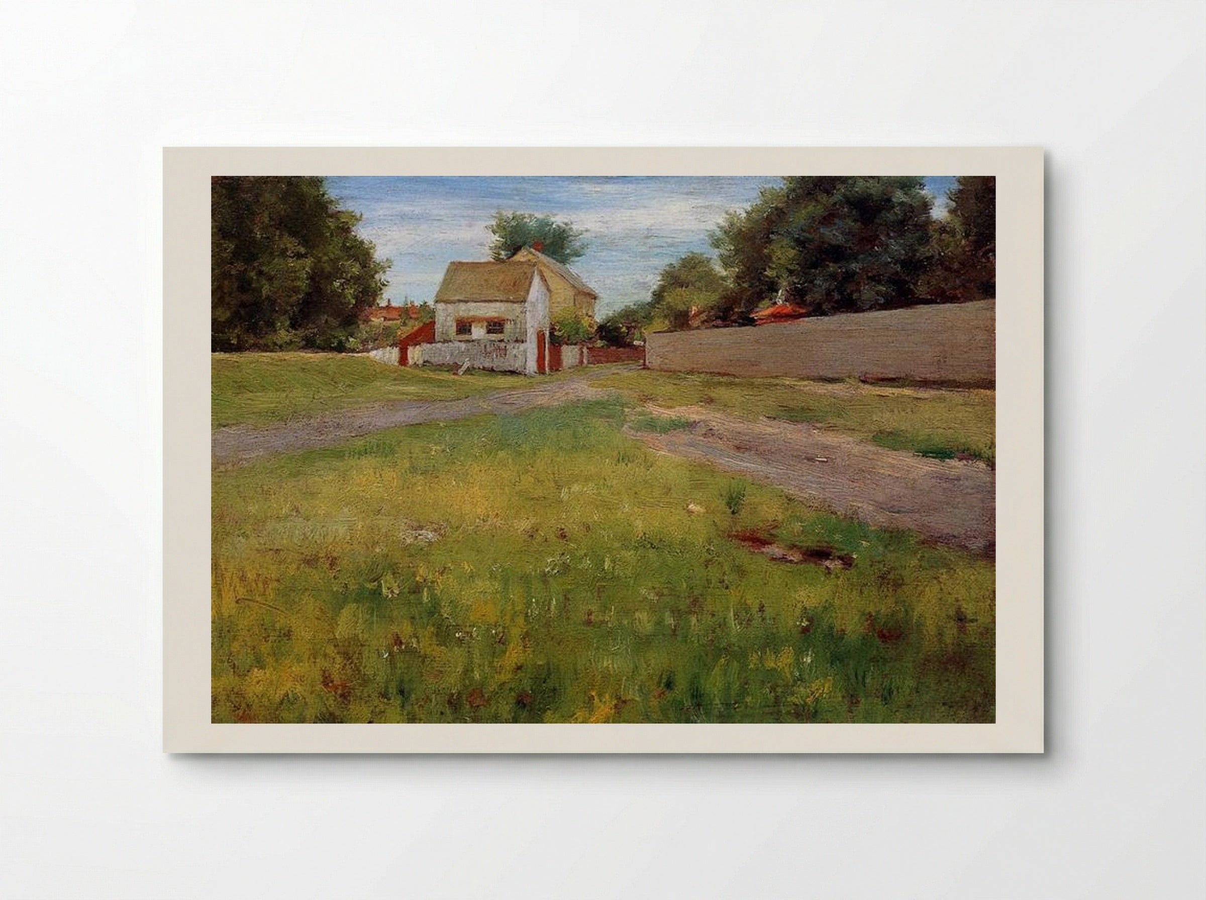 Brooklyn Landscape - William Merritt Chase - Poster