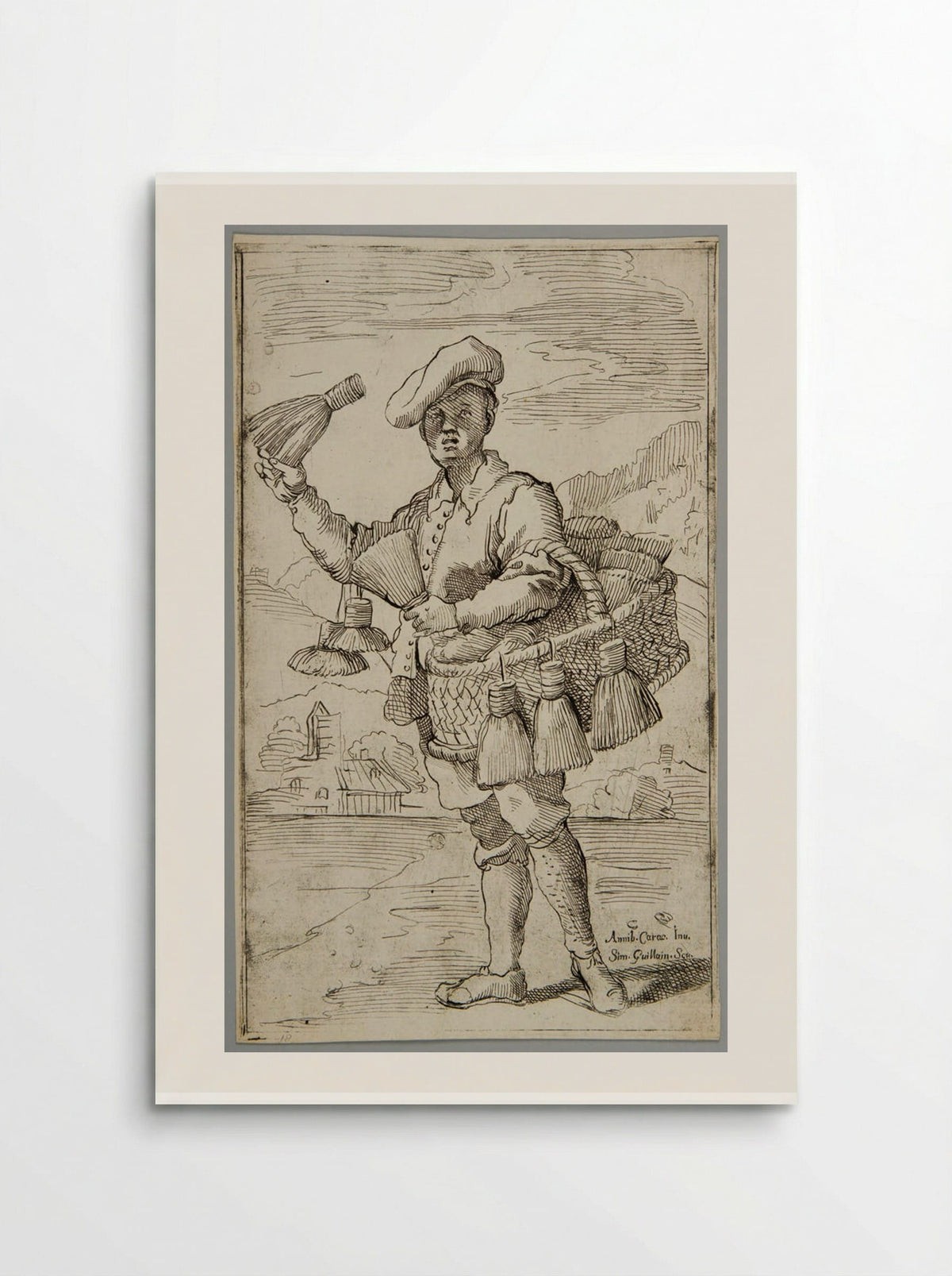 Brooms!, plate 18 - Simon Guillain - Poster