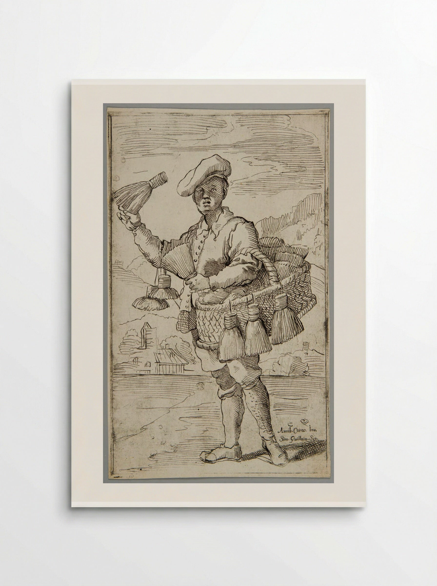 Brooms!, plate 18 - Simon Guillain - Poster