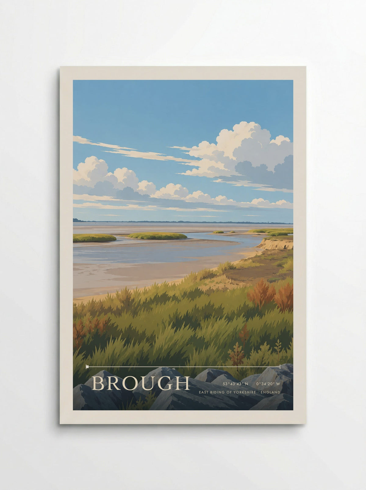 Brough, East Riding of Yorkshire | Travel Poster - Poster