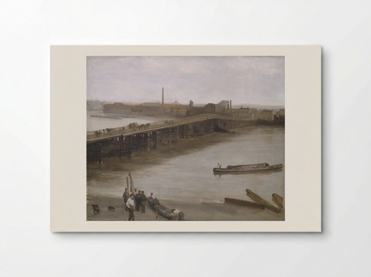 Brown and Silver: Old Battersea Bridge - James McNeill Whistler - Poster