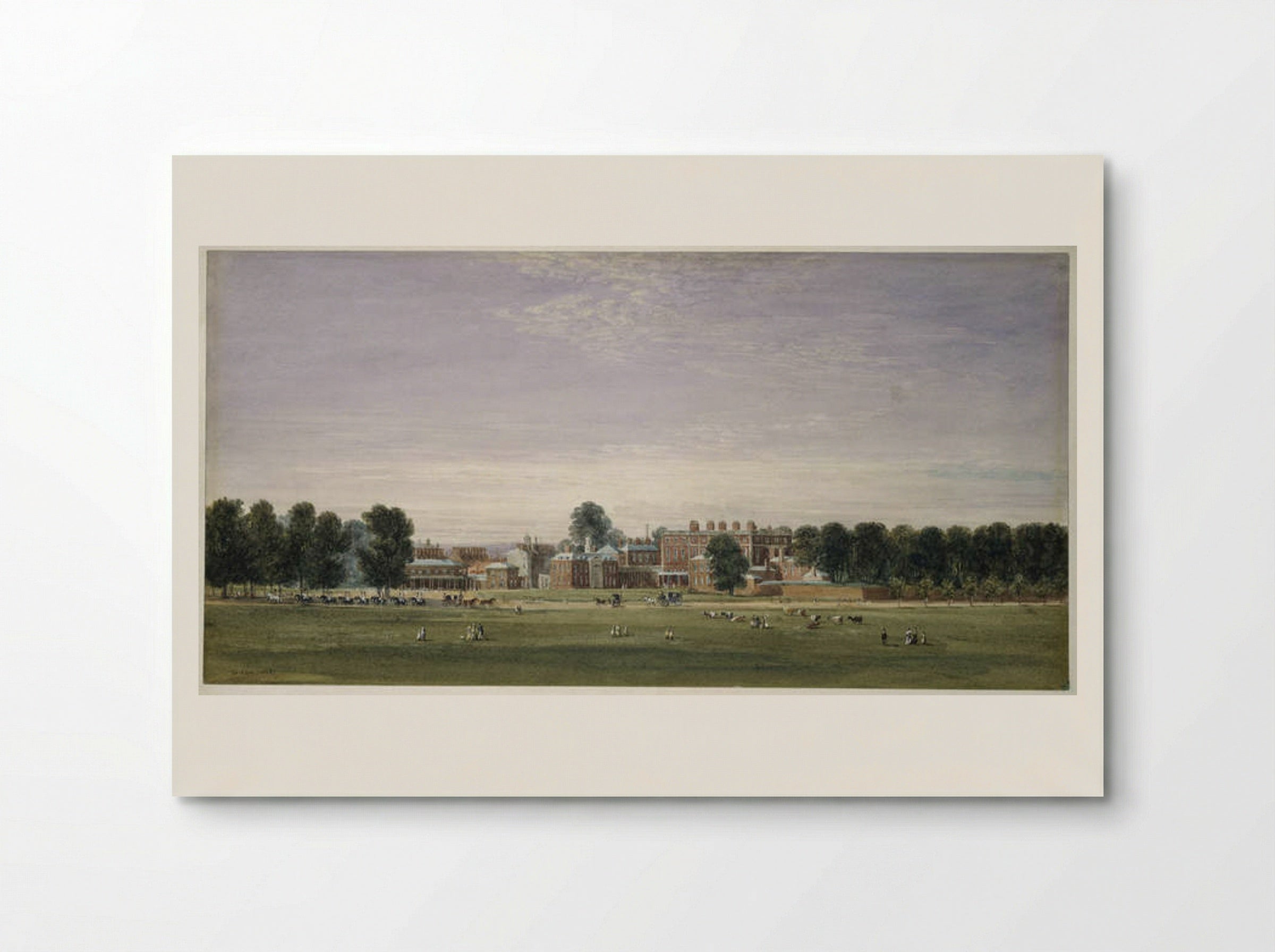 Buckingham House from the Green Park - David Cox - Poster