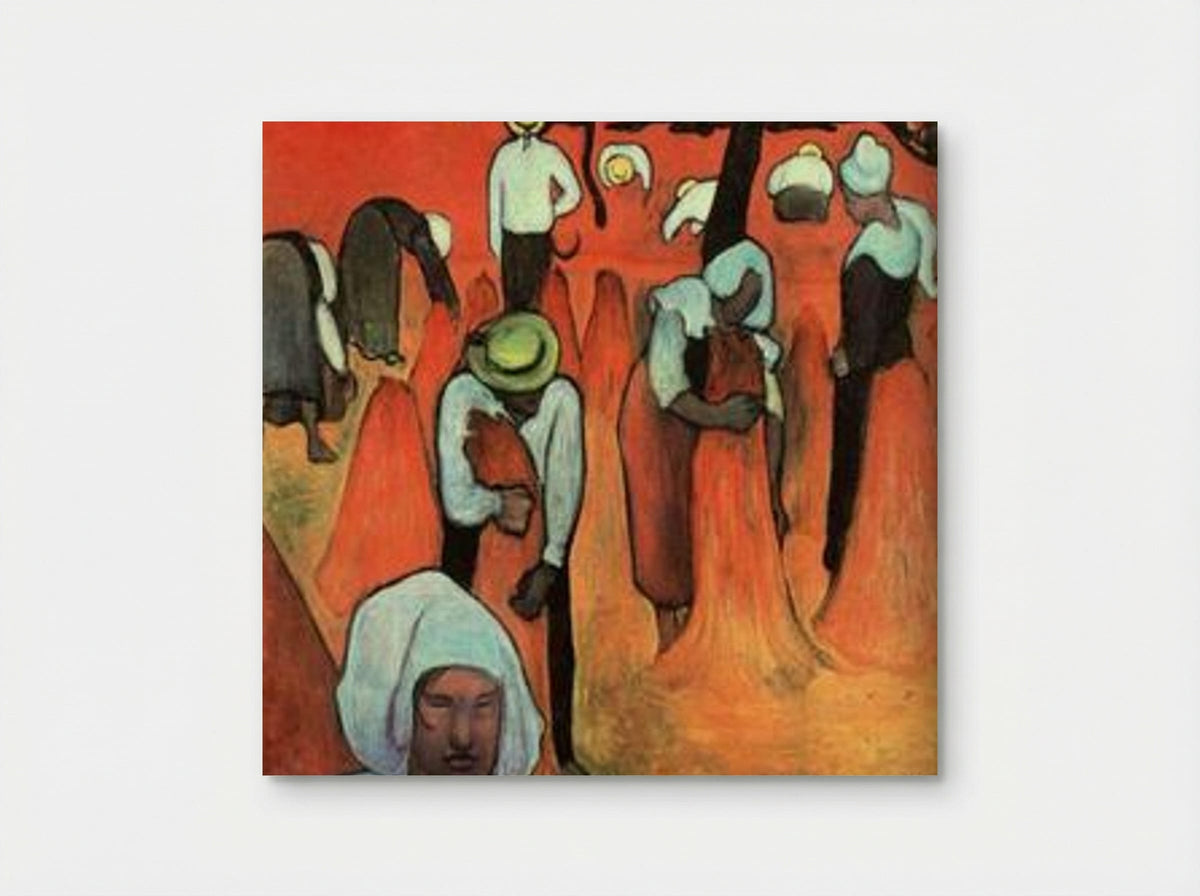 Buckwheat Harvesters at Pont-Aven - Émile Bernard - Poster